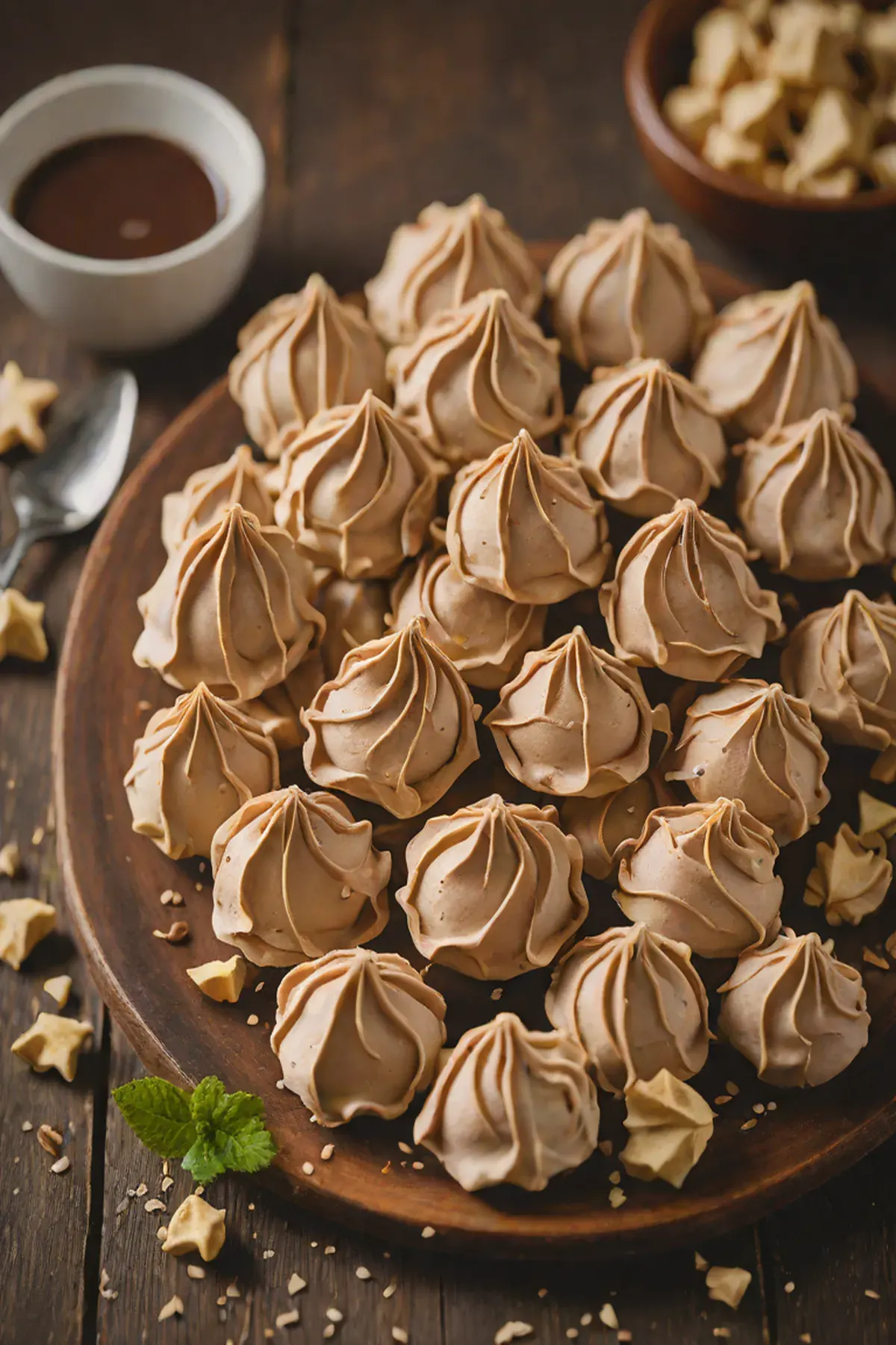 Chocolate Meringue Kisses