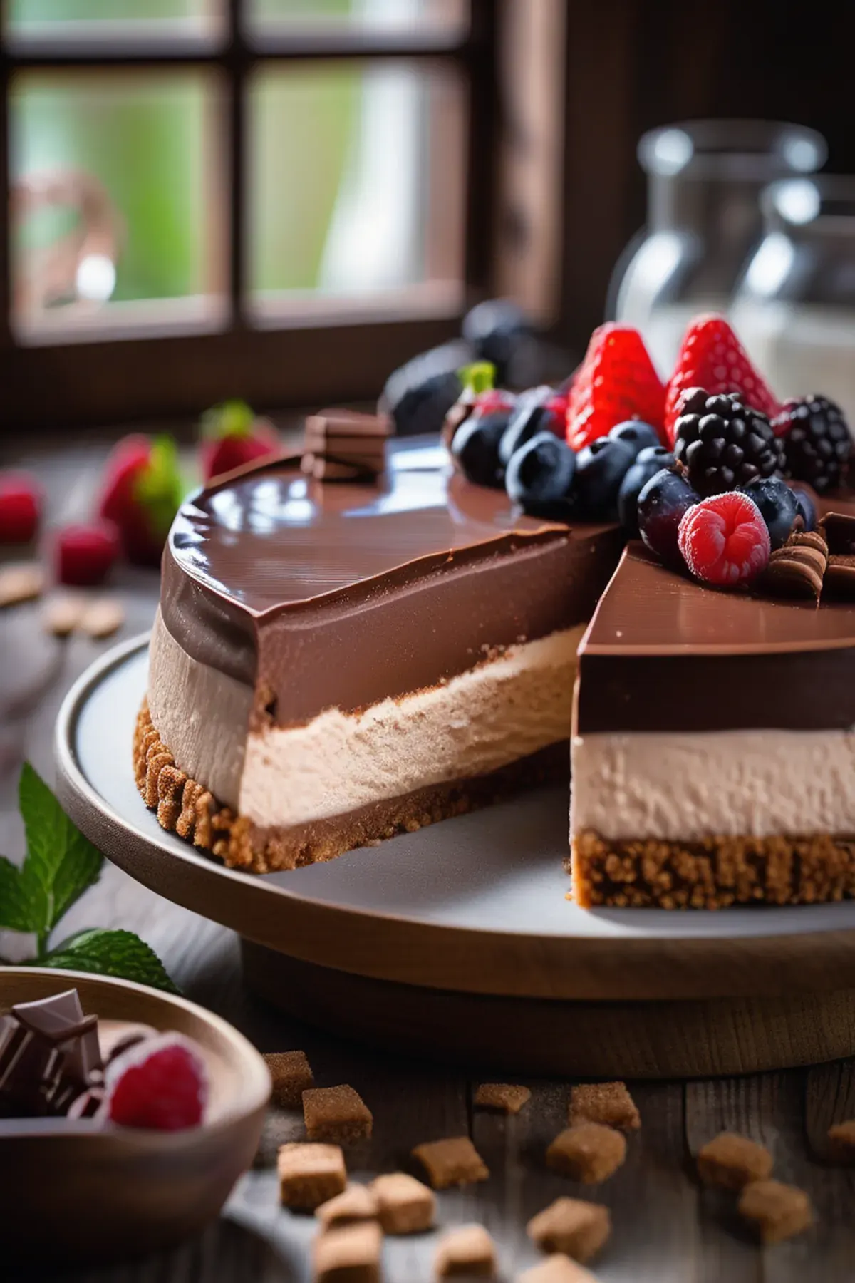 Chocolate No-Bake Cheesecake
