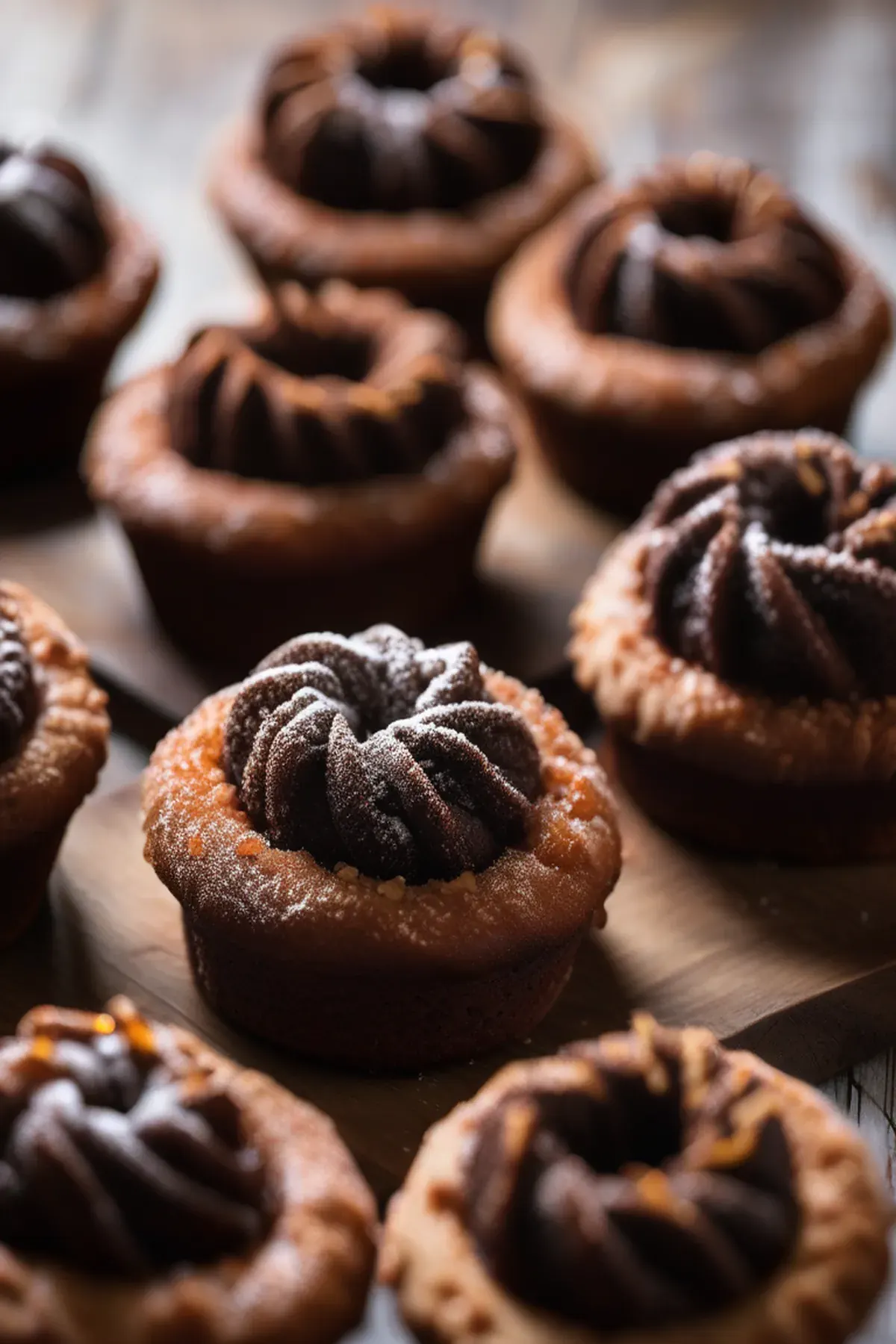 Chocolate Rum Babas