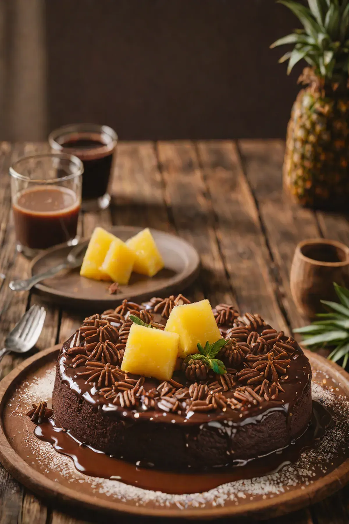 Chocolate Upside-Down Cake