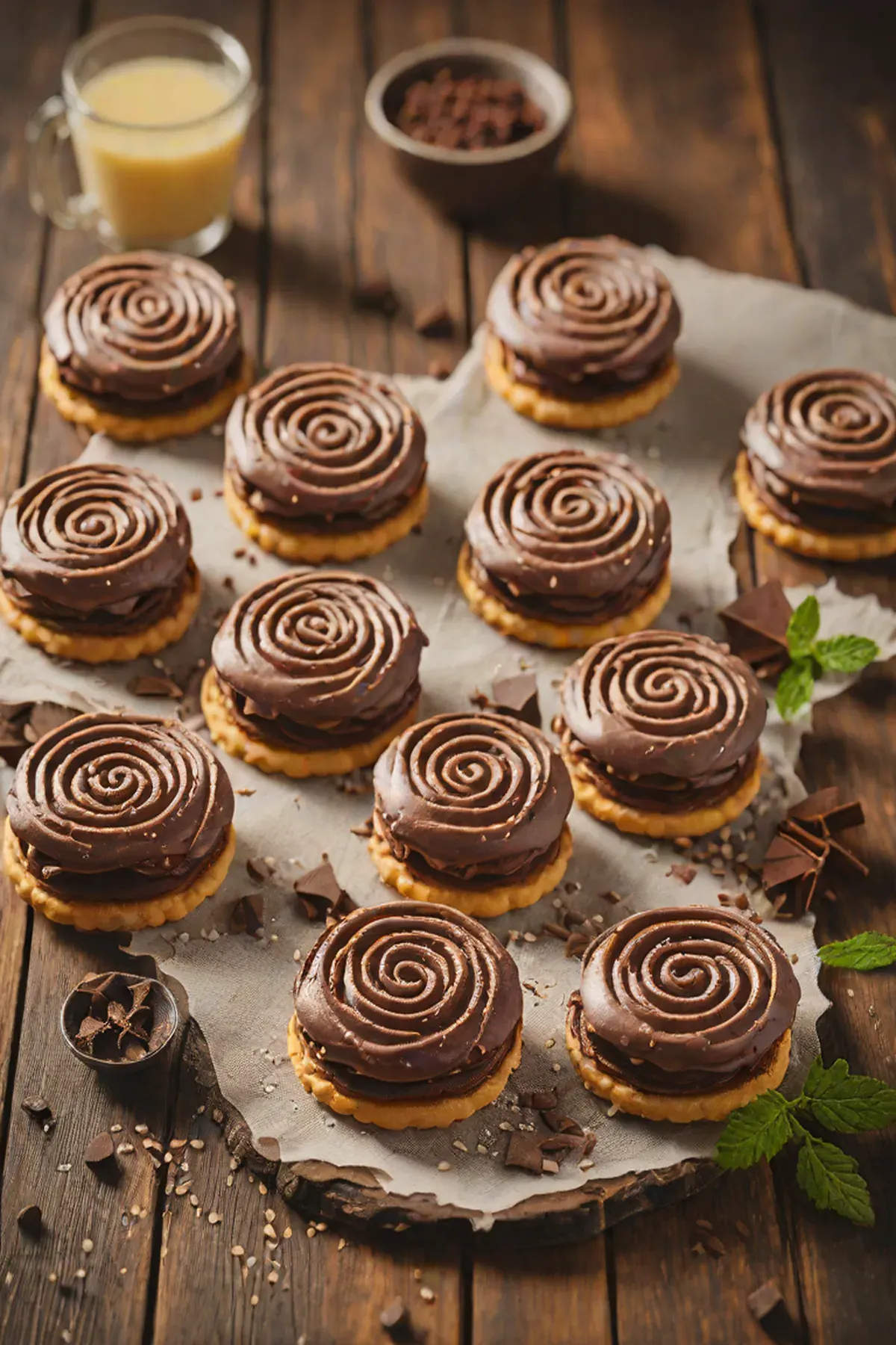 Chocolate Viennese Whirls