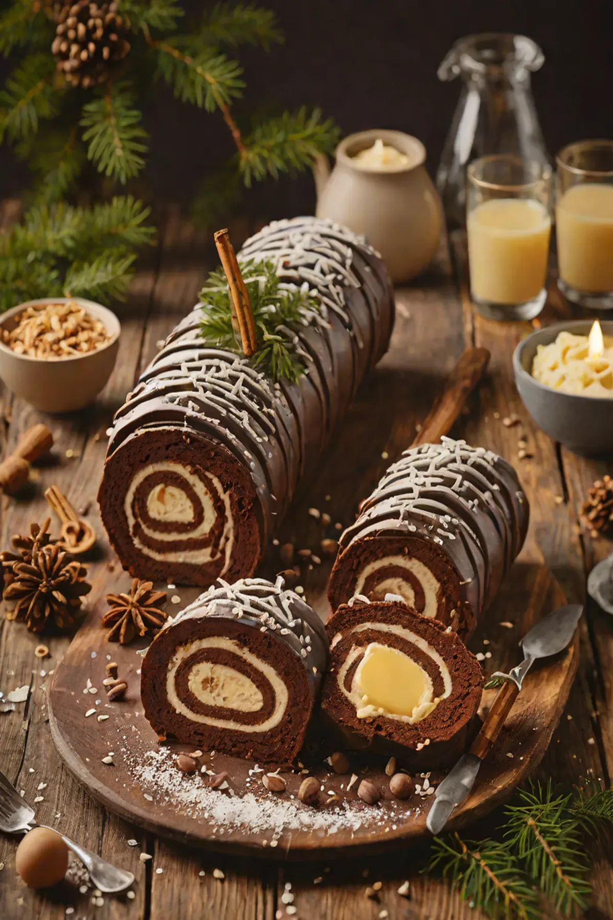 Chocolate Yule Log
