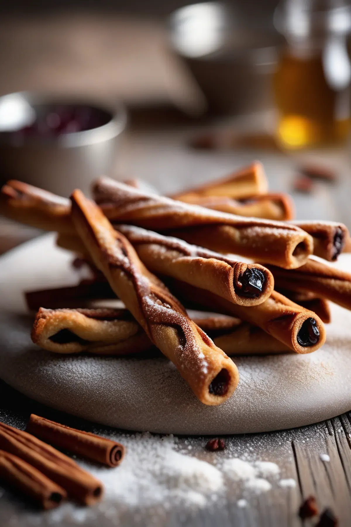 Cinnamon and Raisin Breadsticks