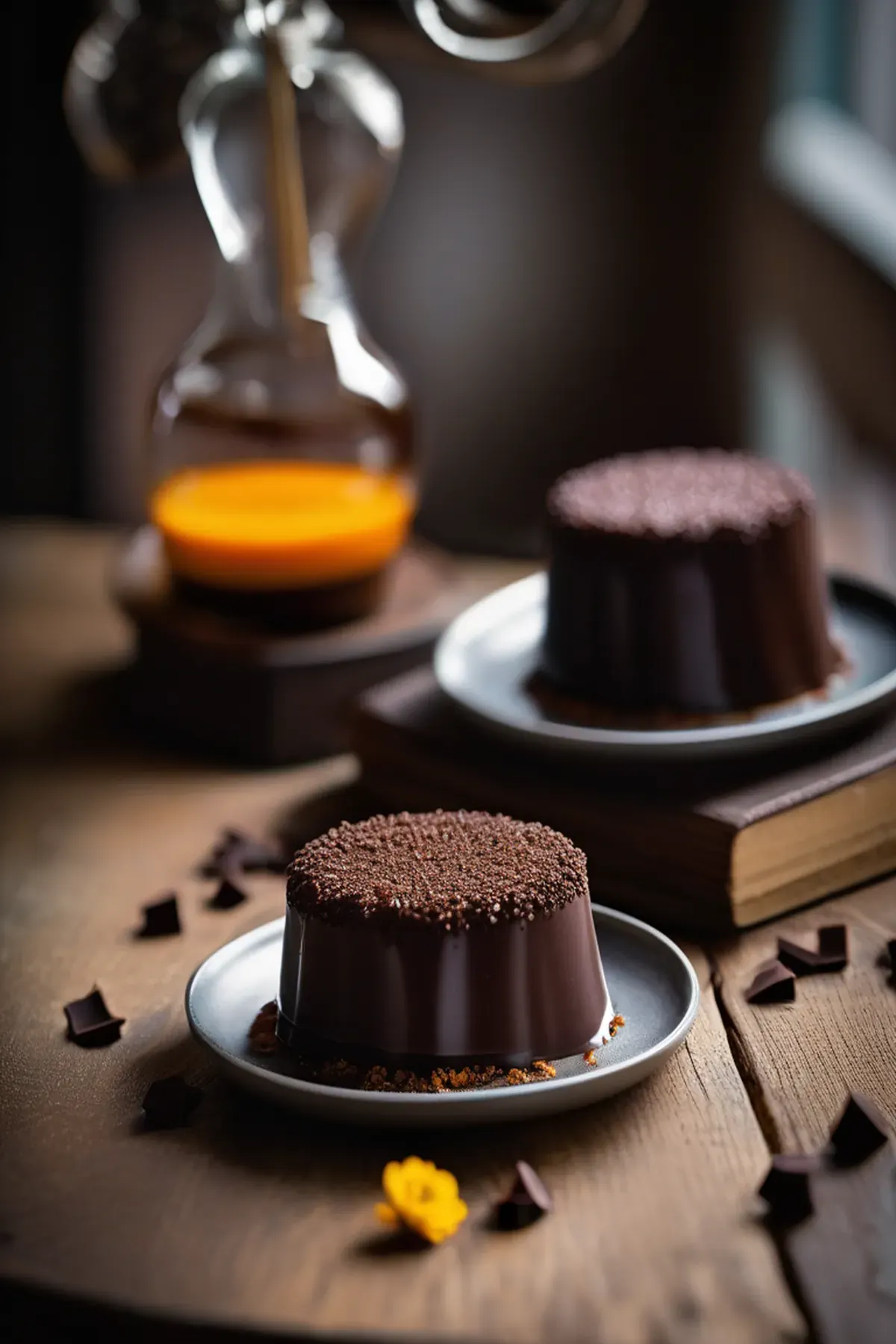 Dark Chocolate Blancmange