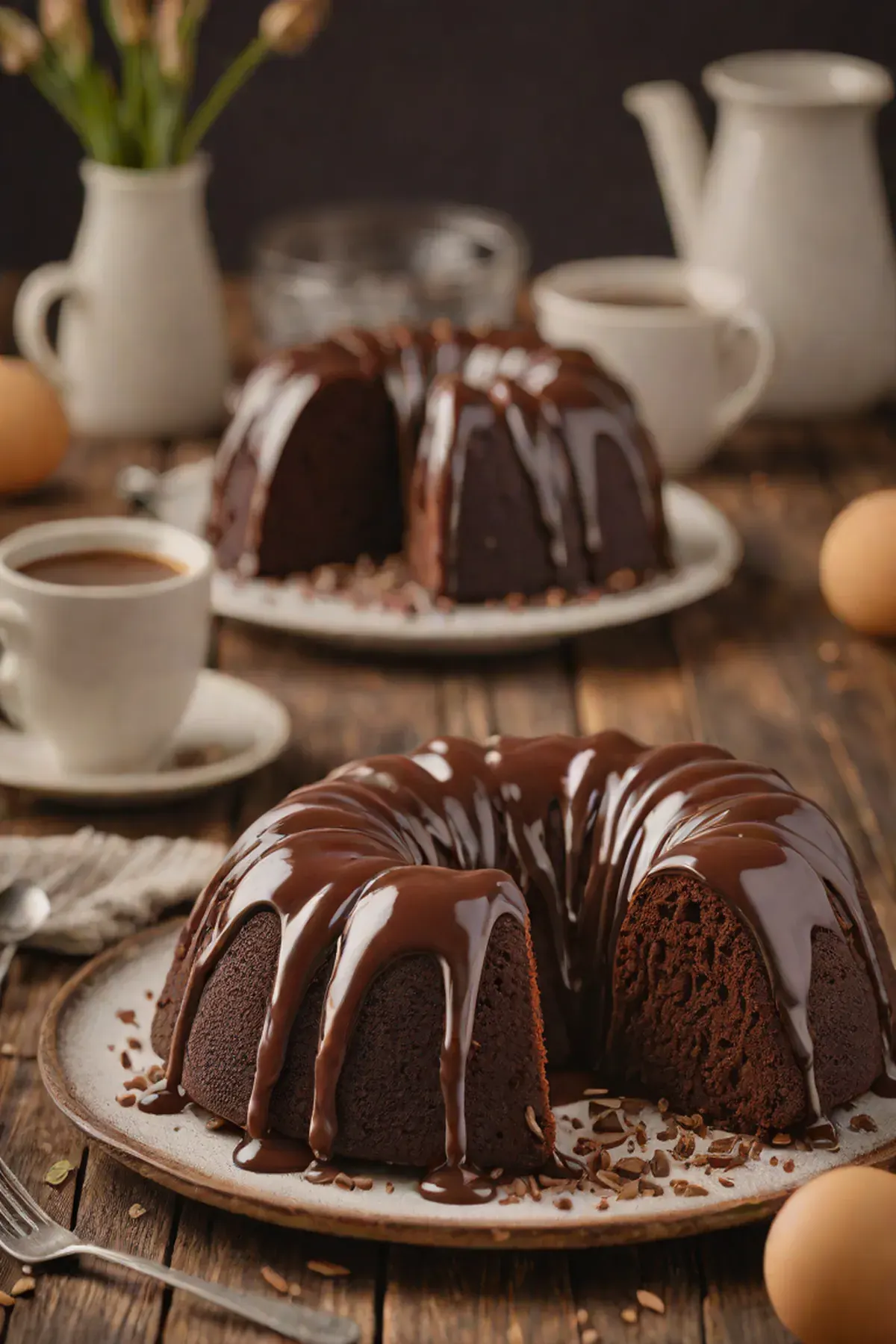 Dark Chocolate Bundt Cake