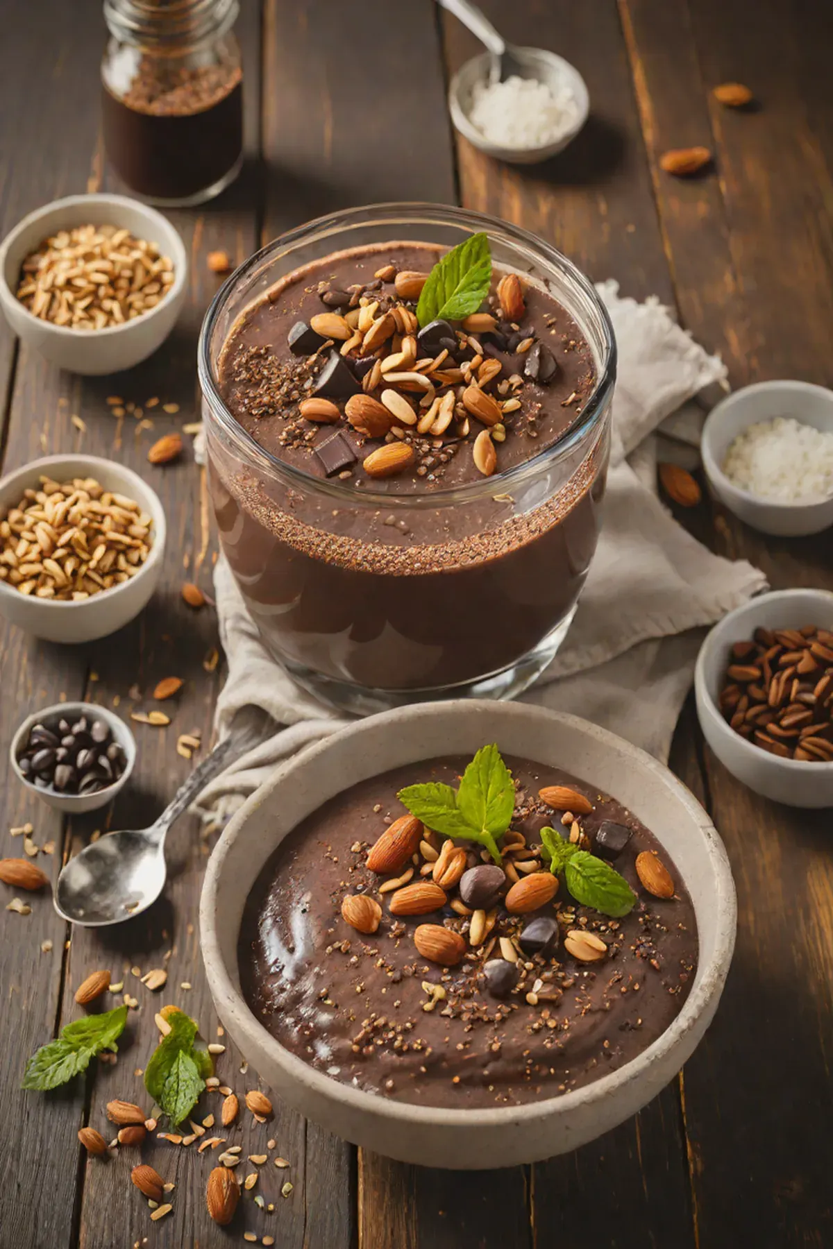 Dark Chocolate Chia Pudding