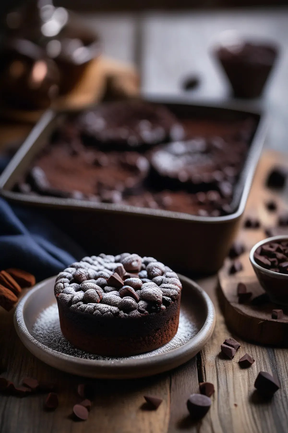 Dark Chocolate Clafoutis