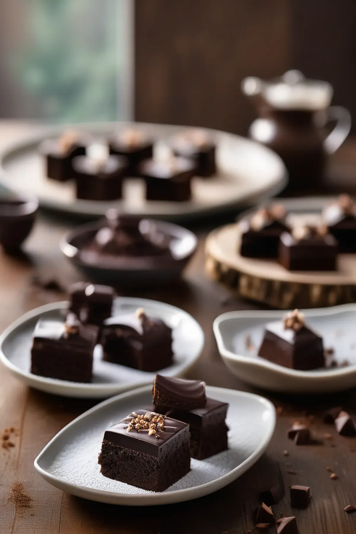 Dark Chocolate Floating Islands