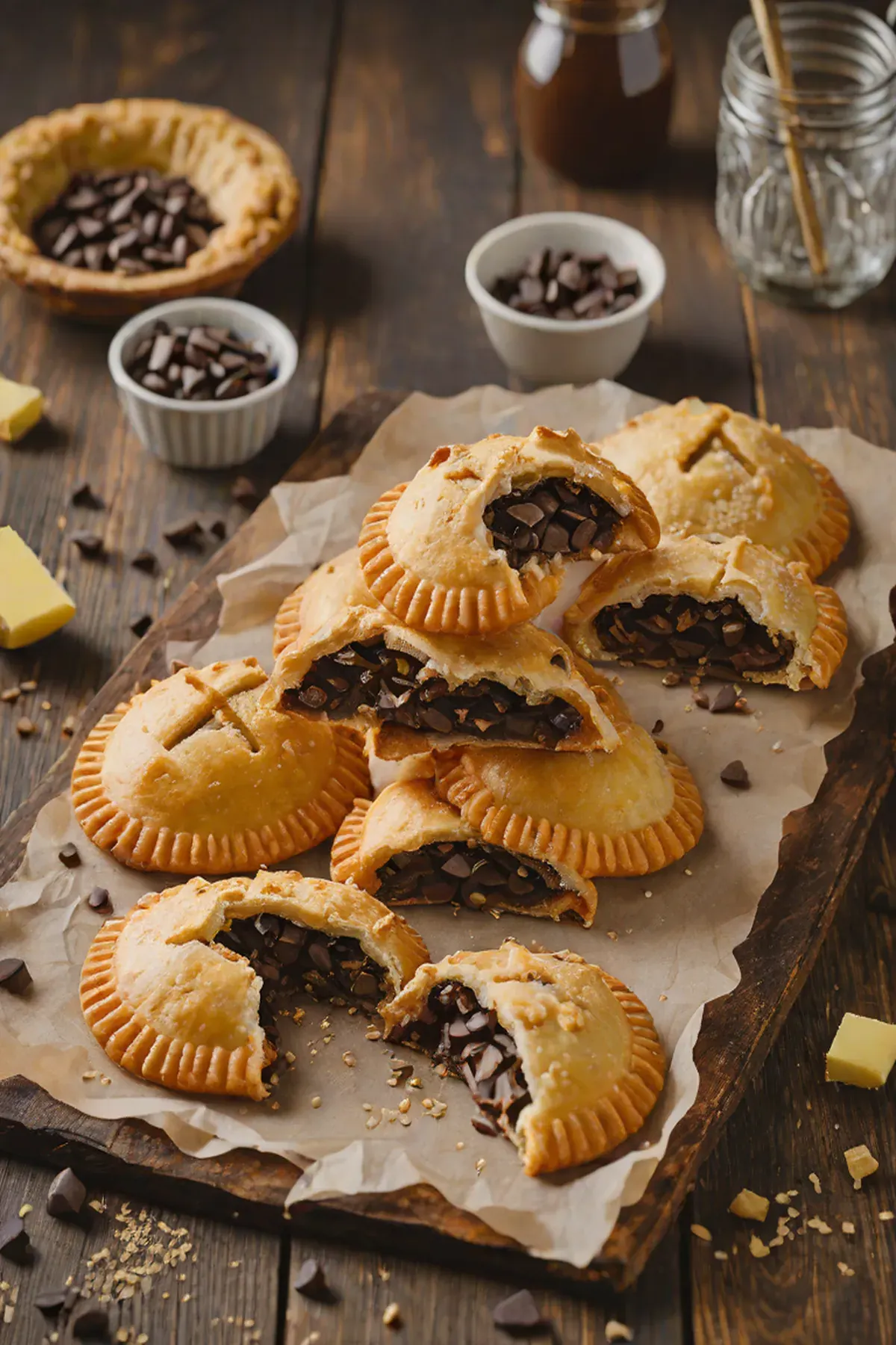 Dark Chocolate Hand Pies