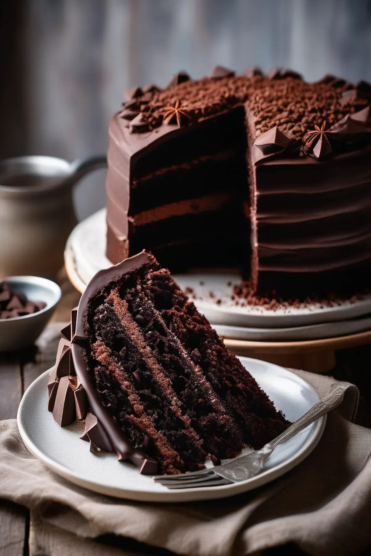 Dark Chocolate Layer Cake