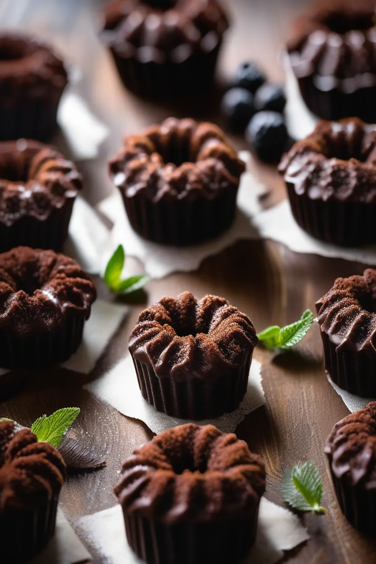 Dark Chocolate Mini Bundts
