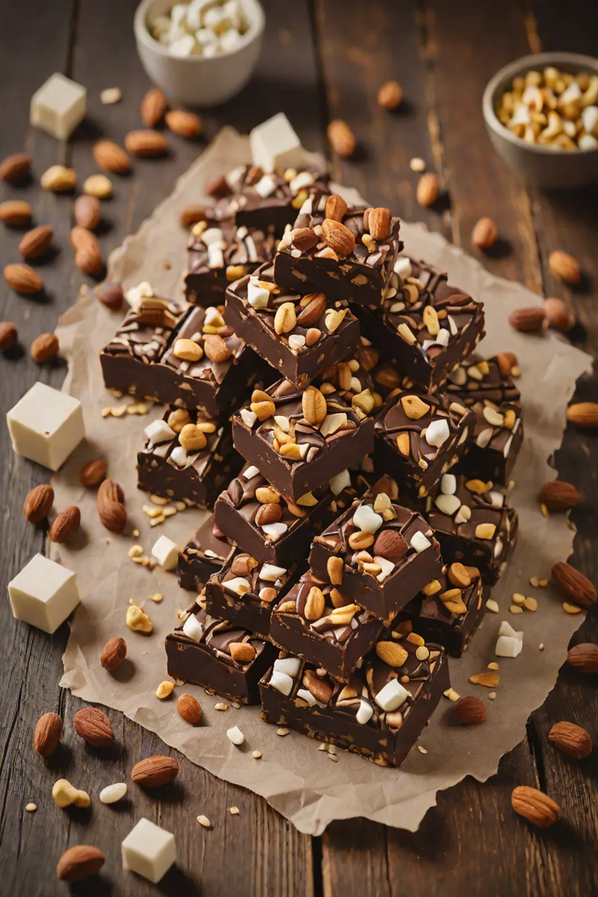 Dark Chocolate Rocky Road