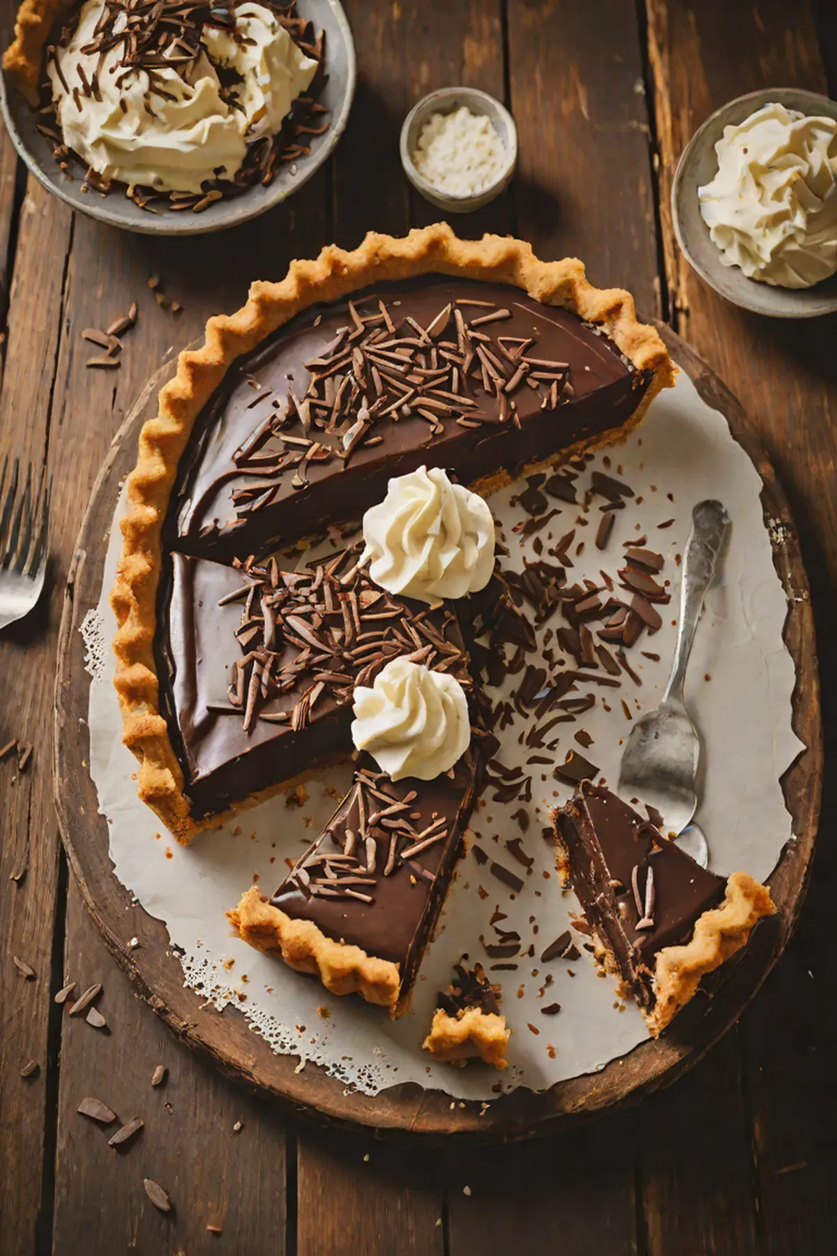 Decadent Vegan Chocolate Silk Pie