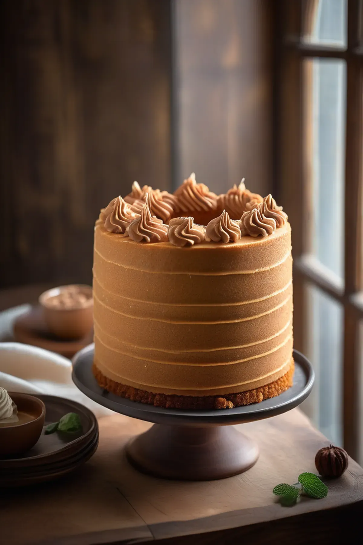 Dulce de Leche Chiffon Cake