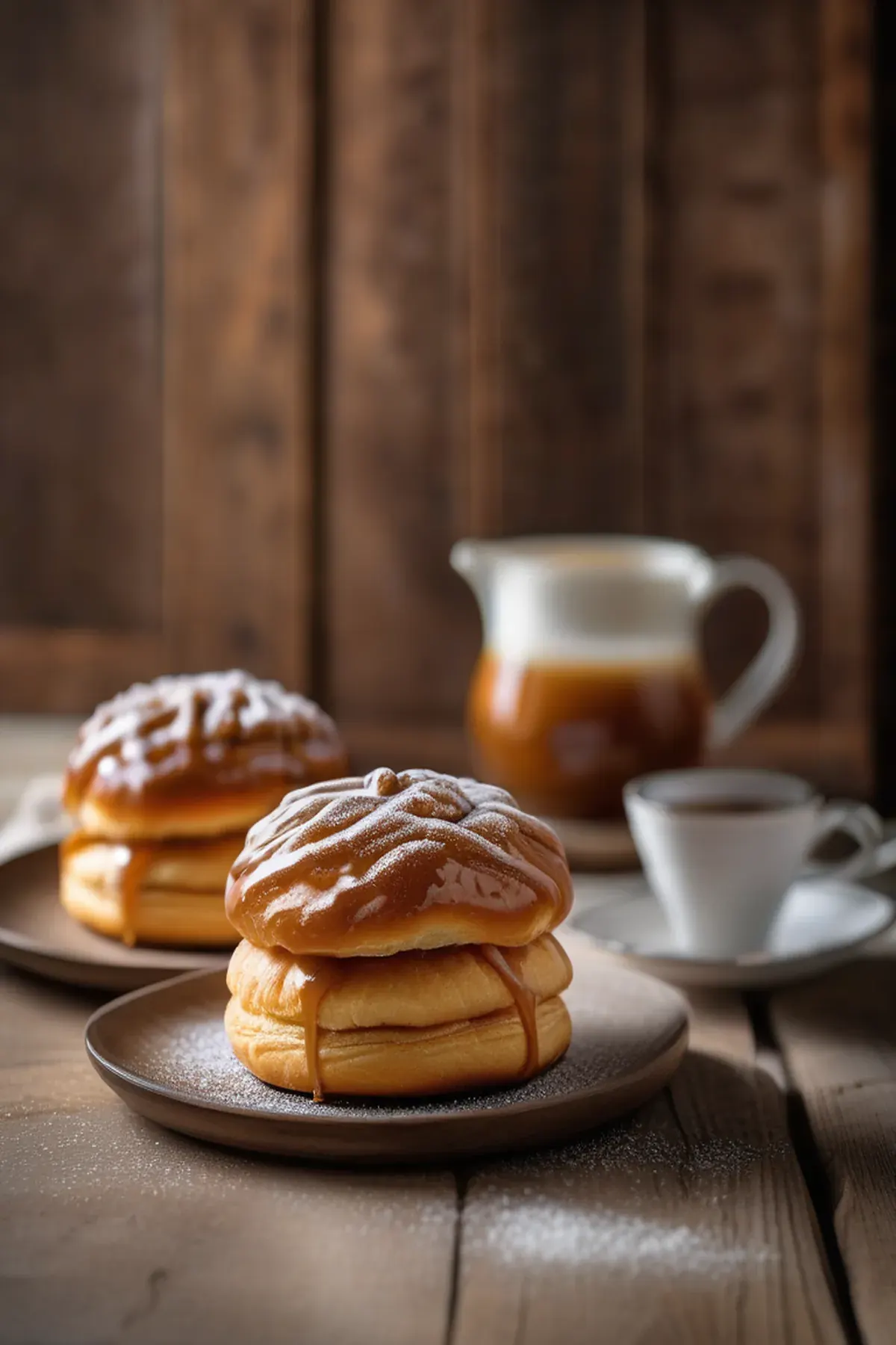 Dulce de Leche Choux Buns