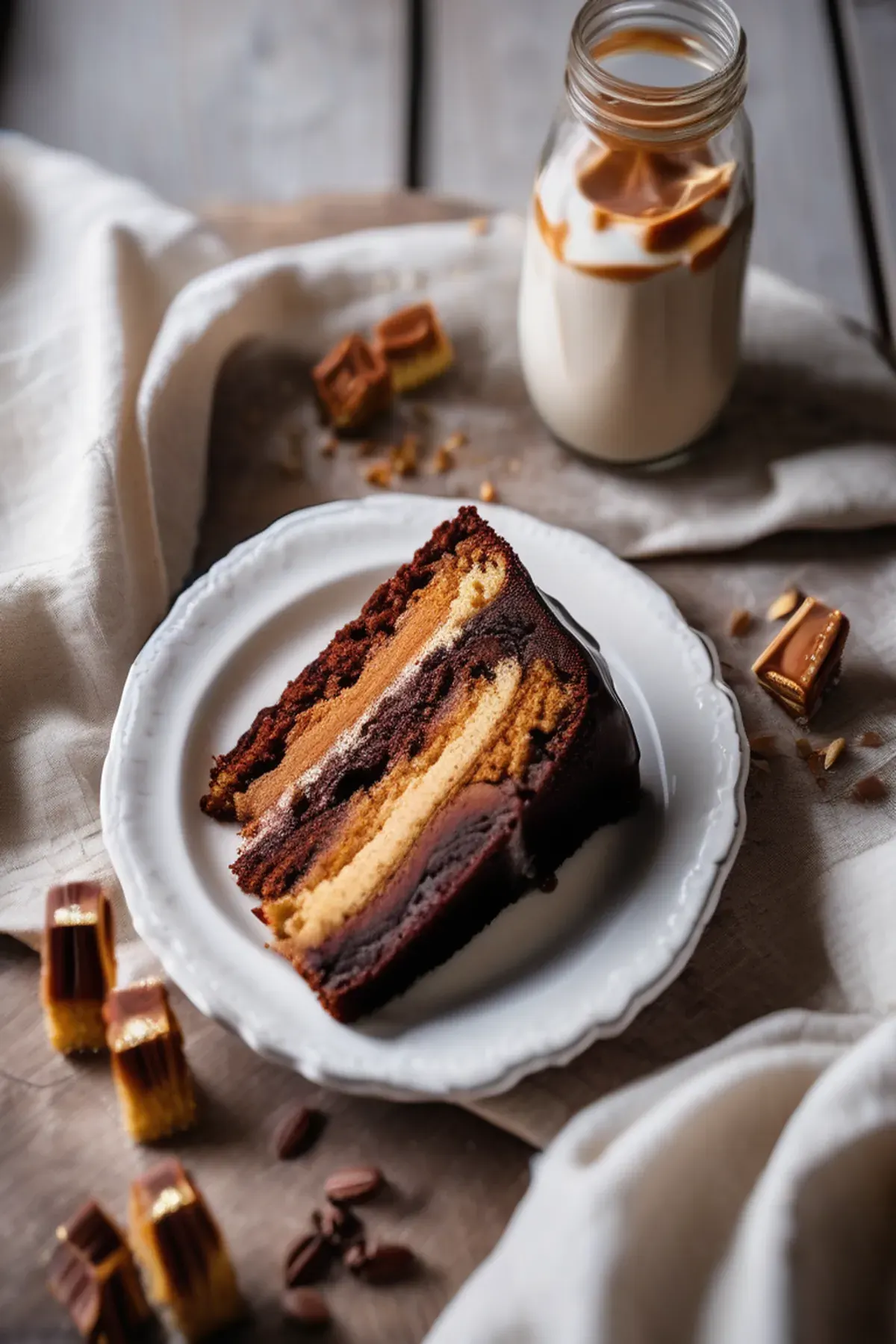Dulce de Leche Marble Cake