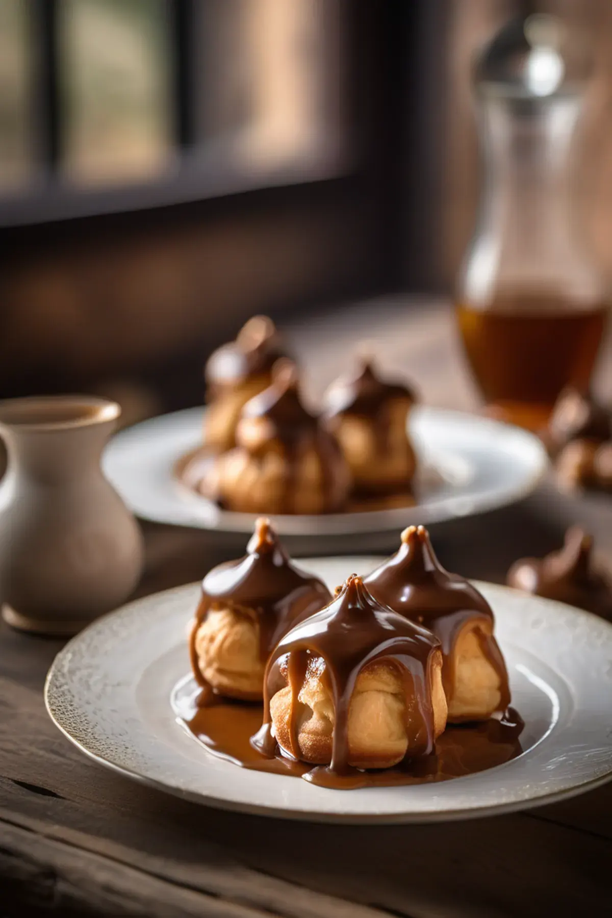 Dulce de Leche Profiteroles