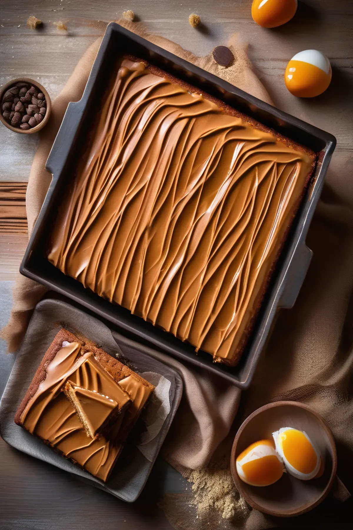 Dulce de Leche Traybake