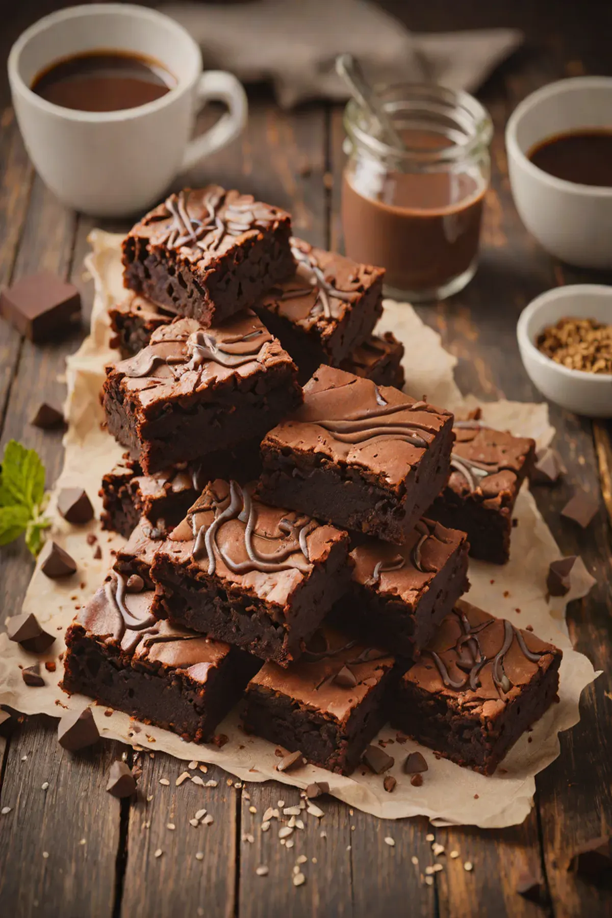 Easy Chocolate Fudge Brownies