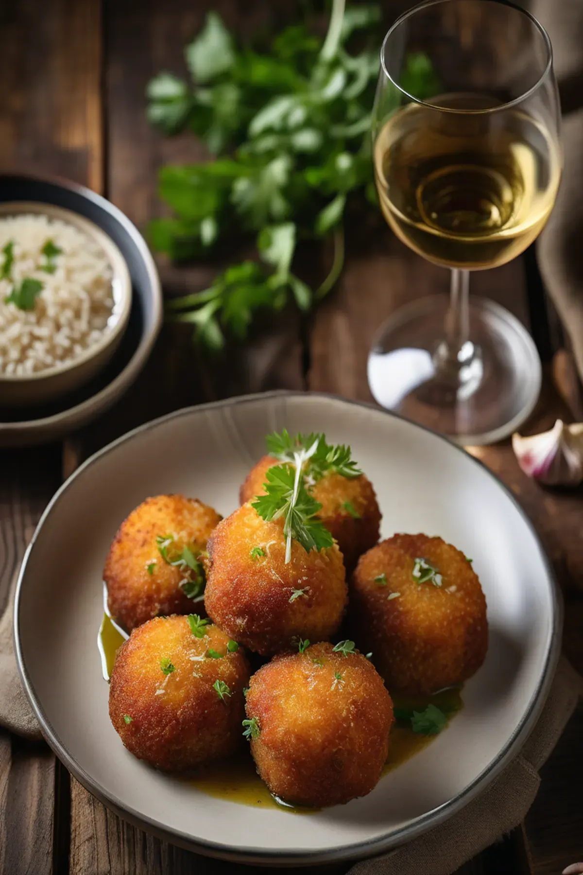 Garlic Arancini