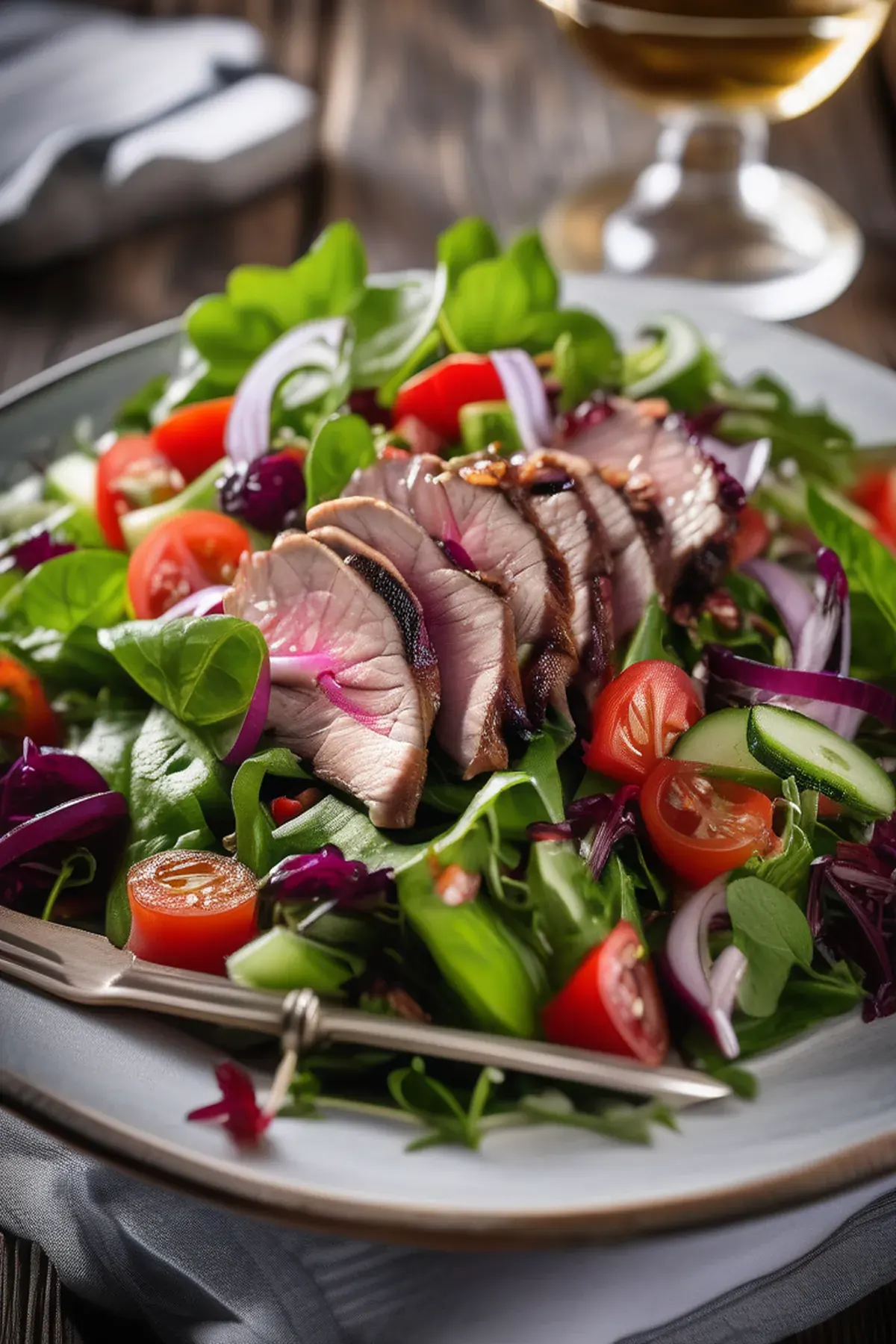 Greek Duck Salad