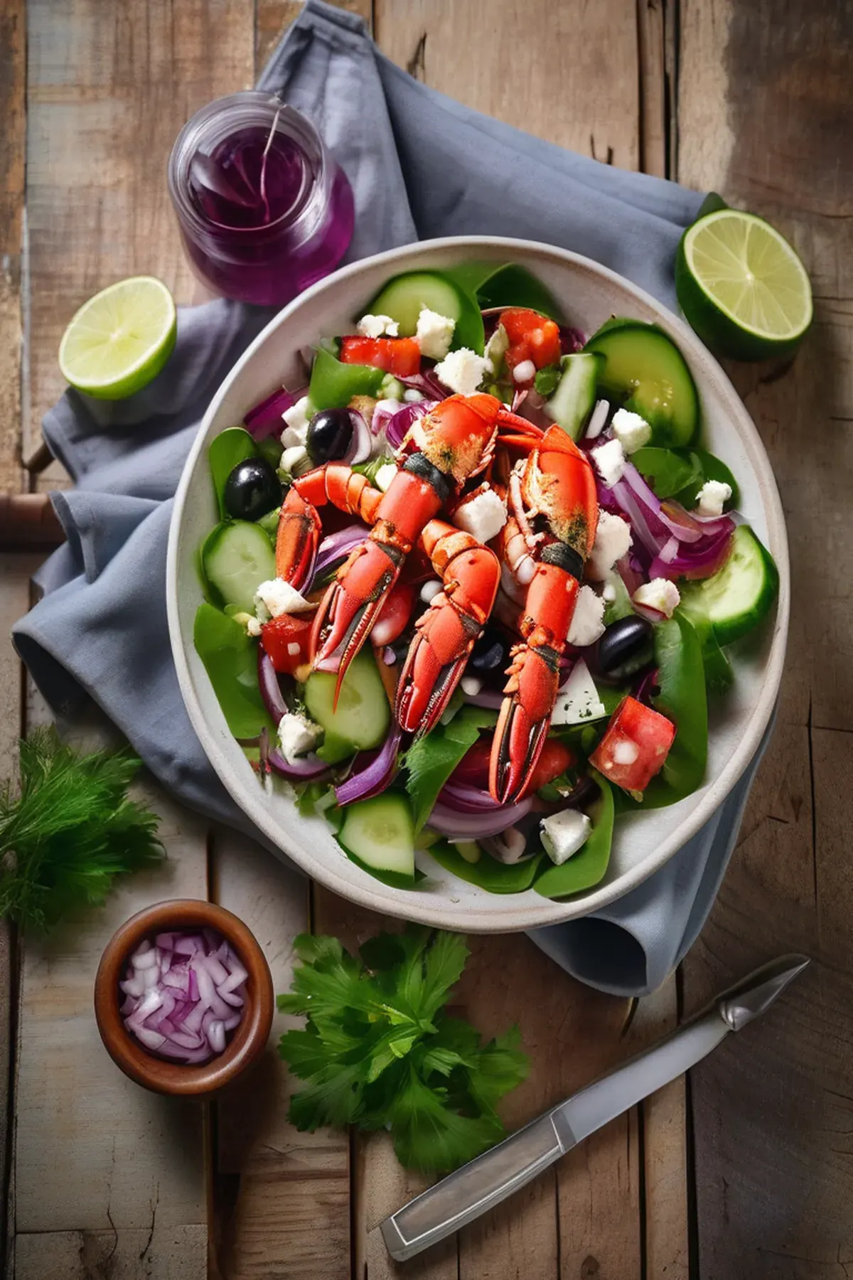 Greek Lobster Salad