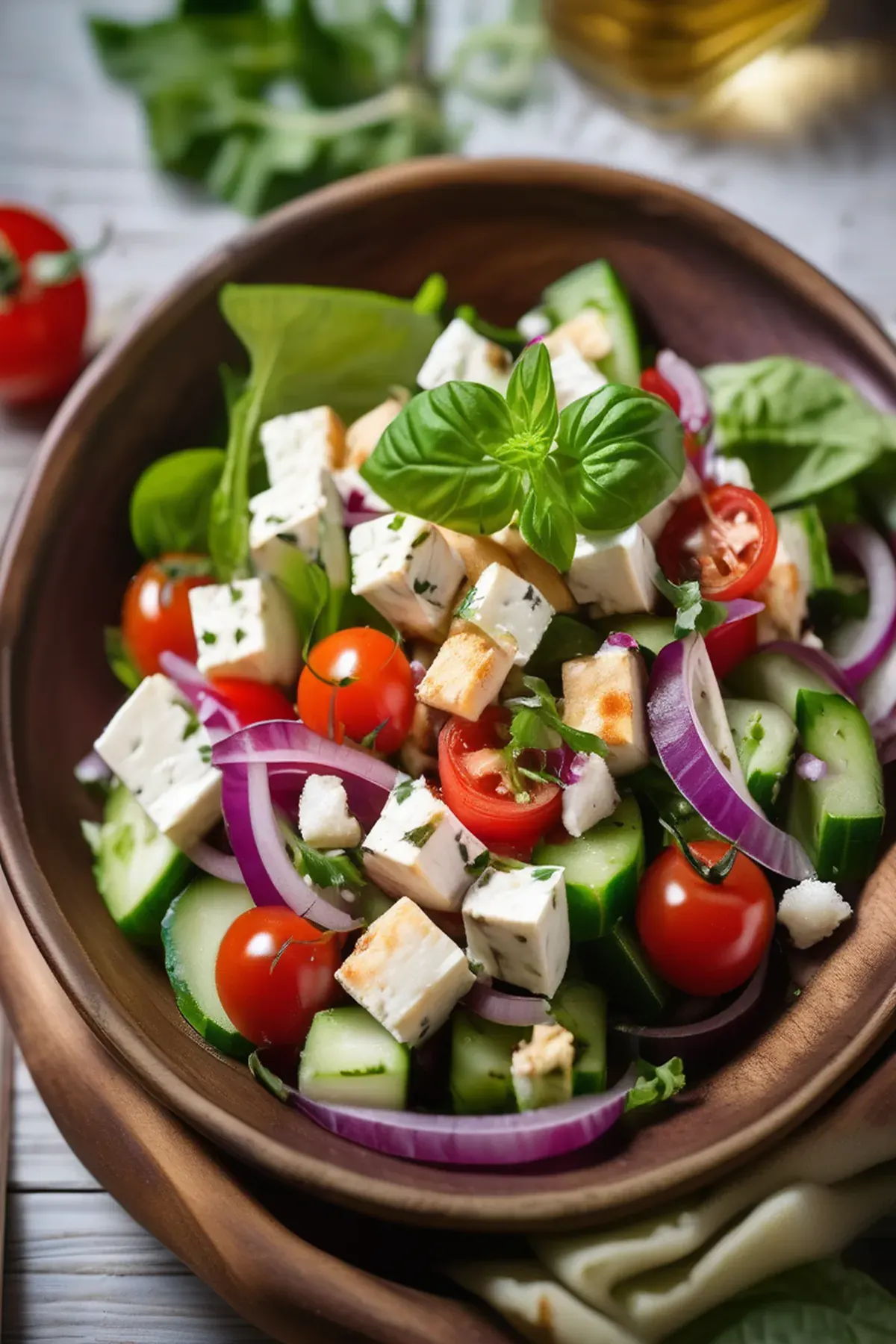 Greek Paneer Salad