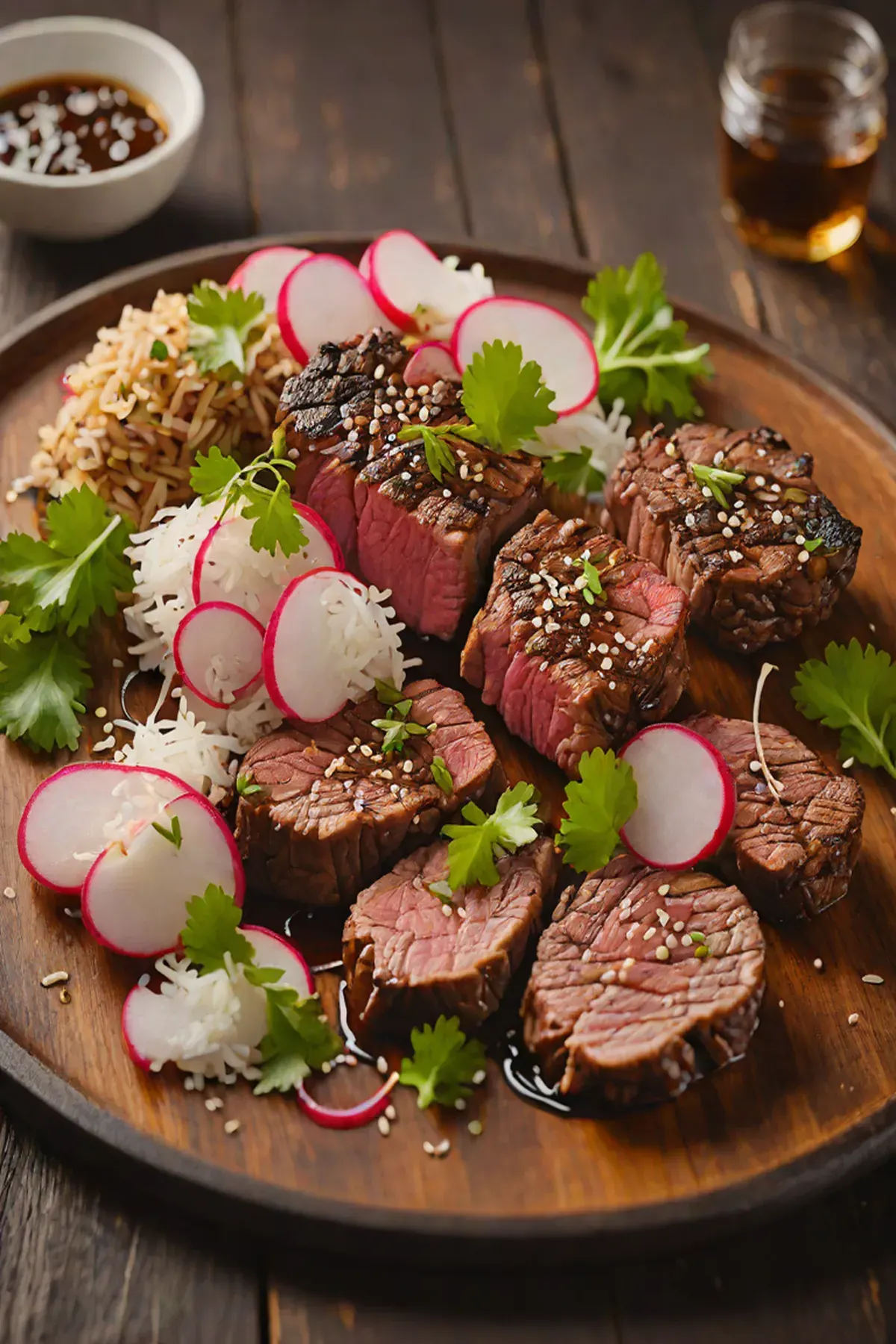 Grilled Beef with Radish