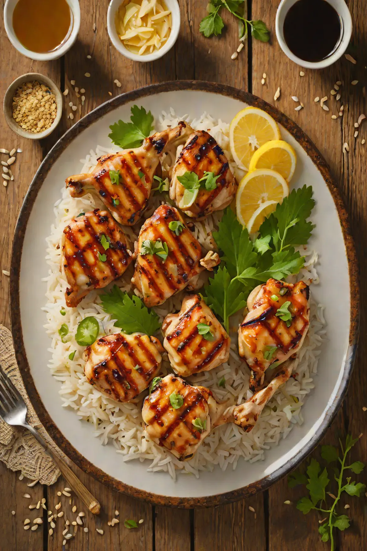 Grilled Chicken with Ginger