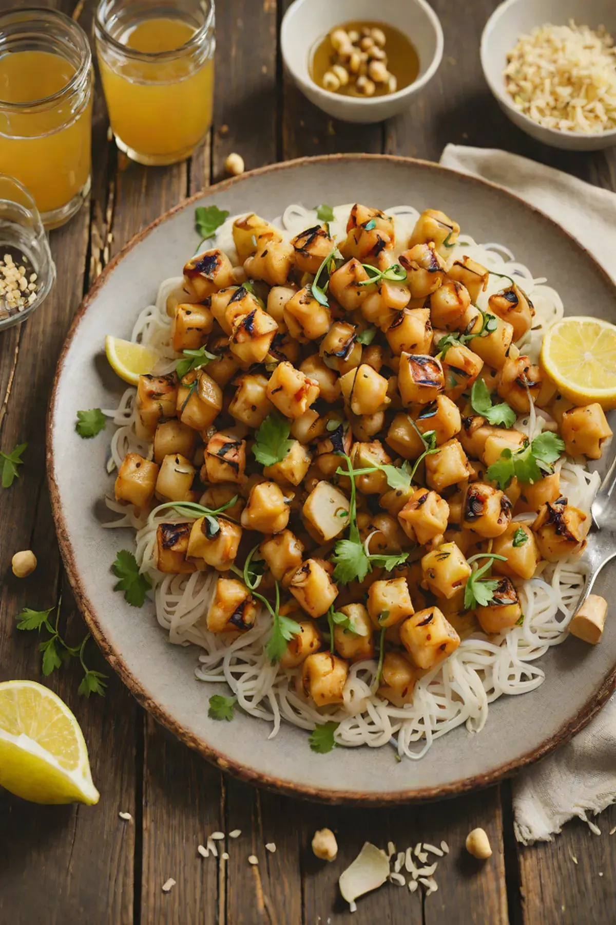 Grilled Chickpeas With Daikon Ella s Pantry