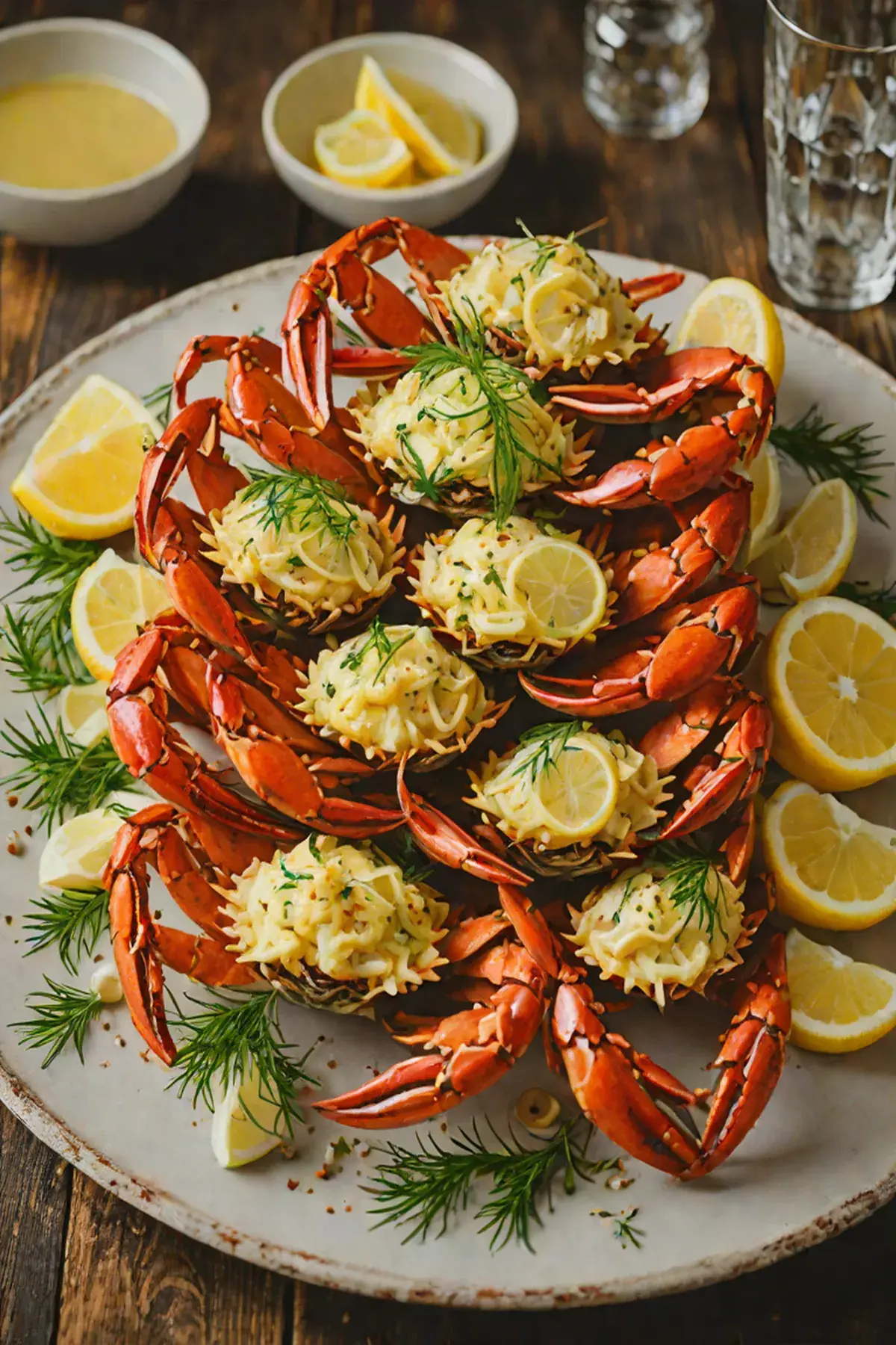 Grilled Crab with Fennel