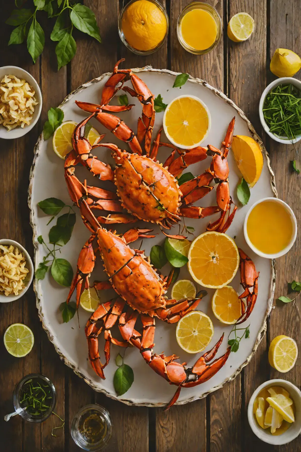 Grilled Crab with Sweet Potato and Citrus Glaze