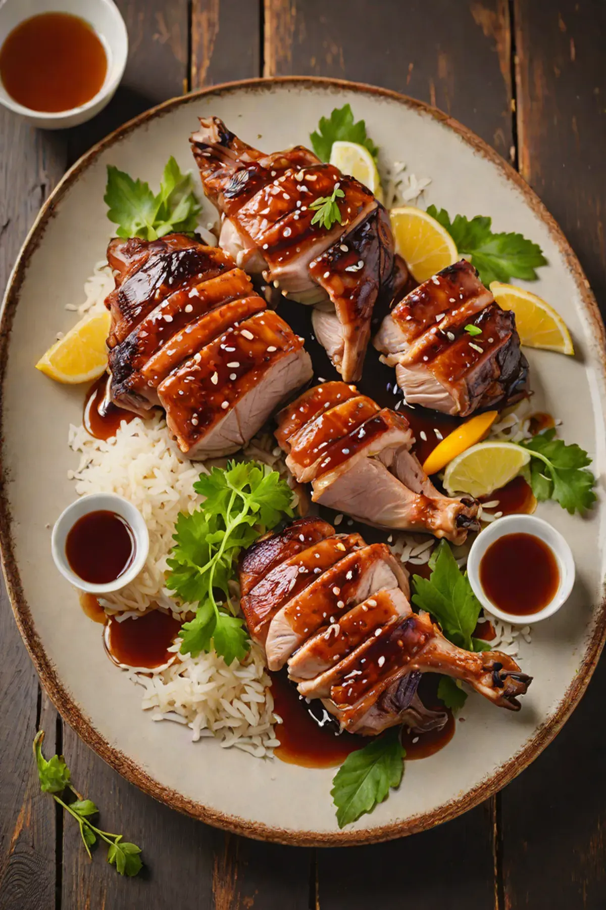 Grilled Duck with Ginger