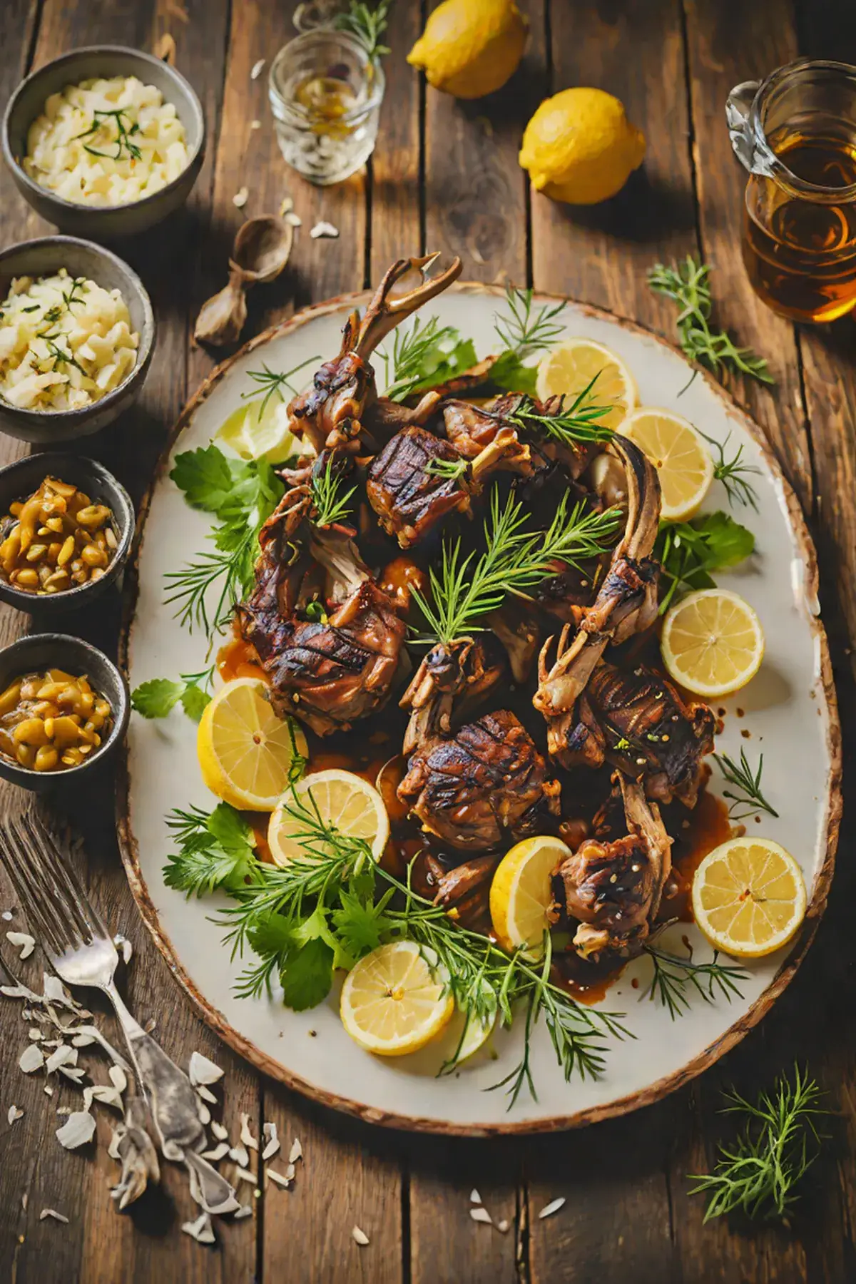 Grilled Goat with Fennel