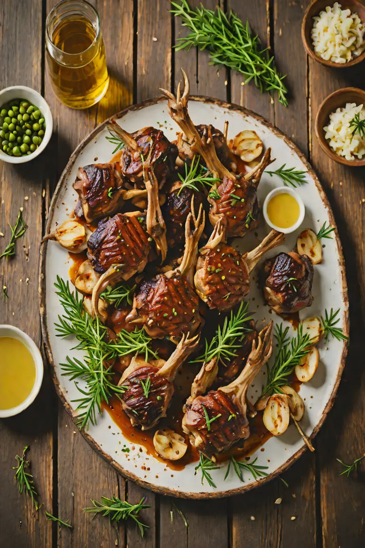 Grilled Goat with Garlic