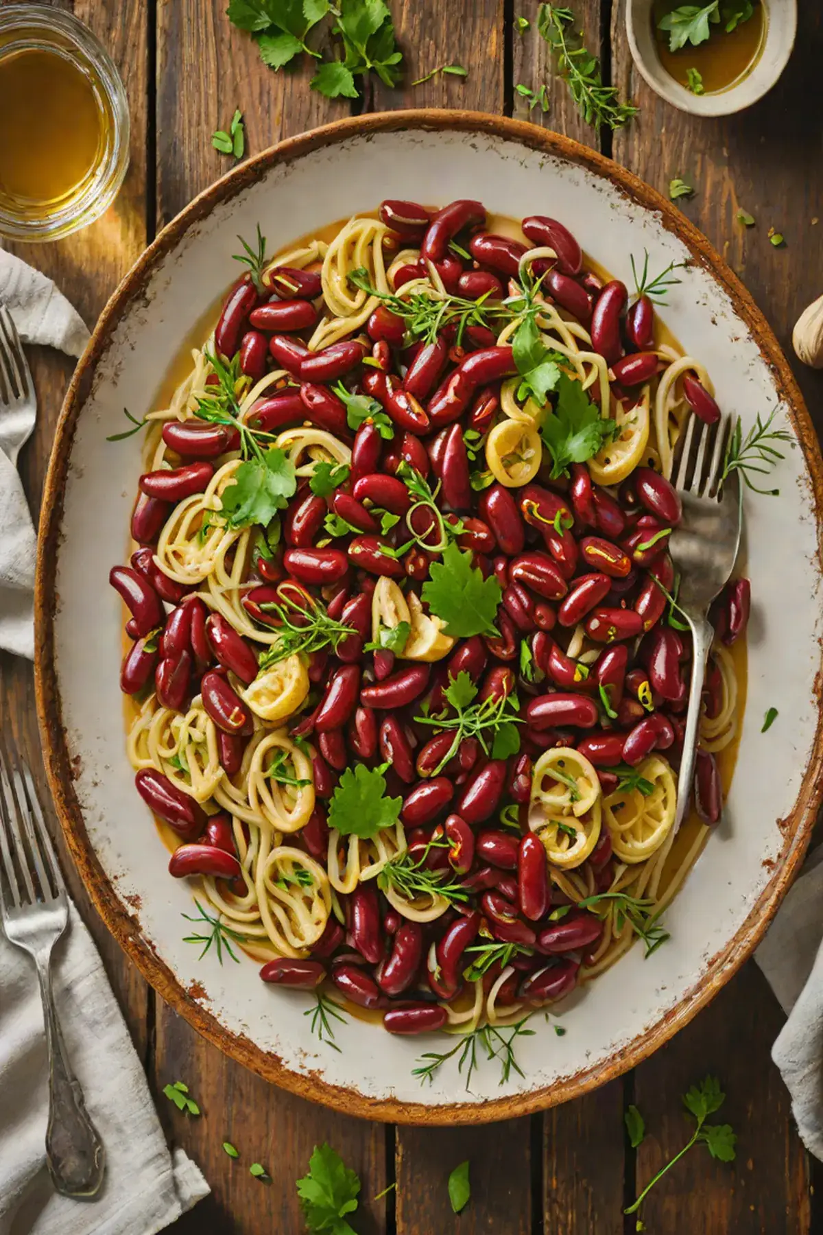 Grilled Kidney Beans with Fennel