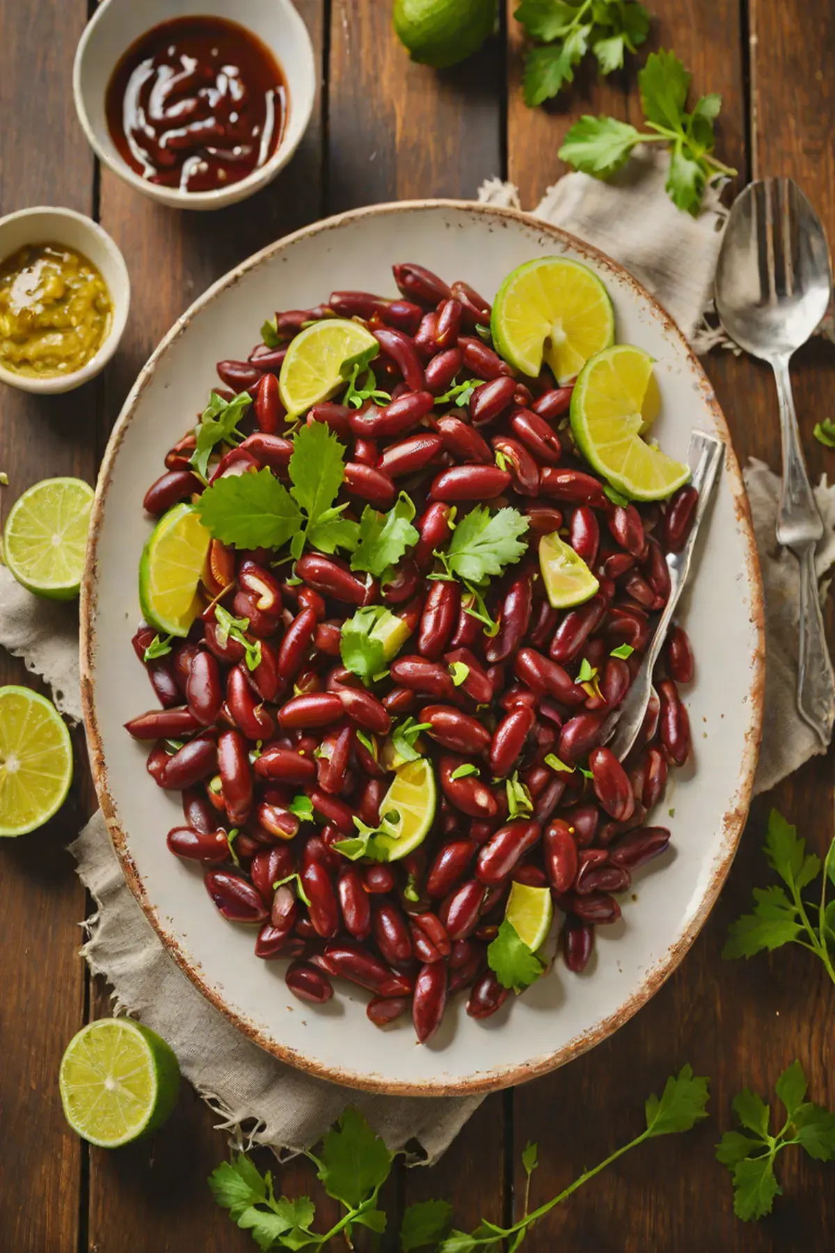 Grilled Kidney Beans with Ginger