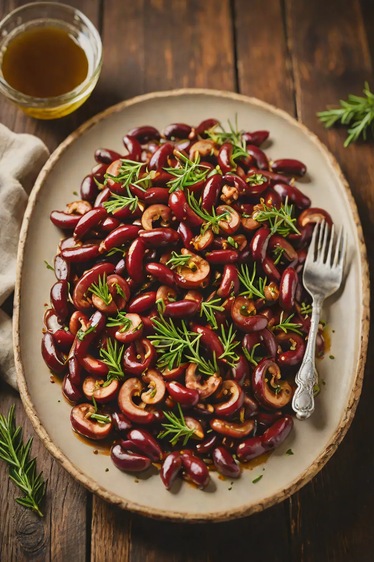 Grilled Kidney Beans with Mushroom