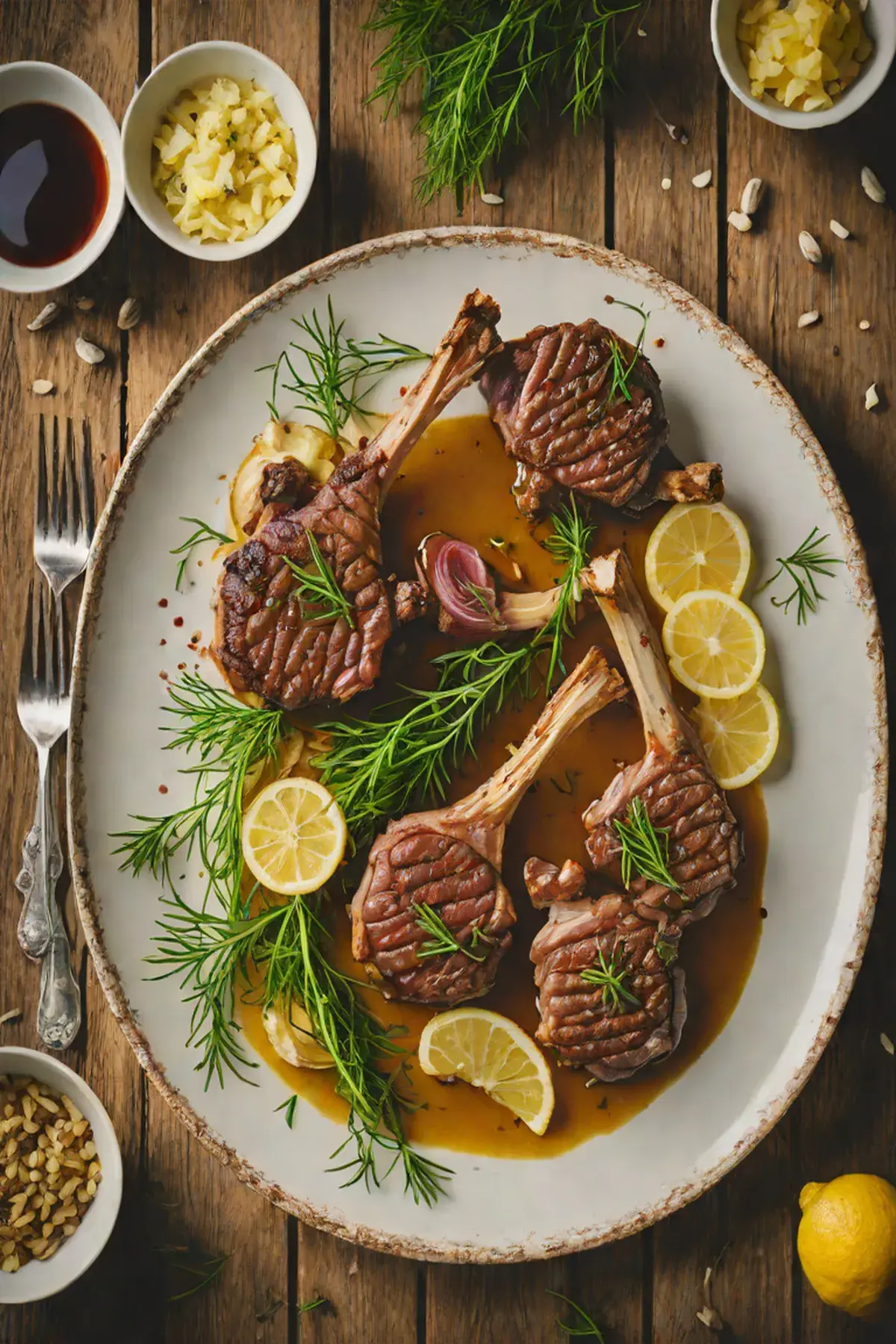 Grilled Lamb with Fennel