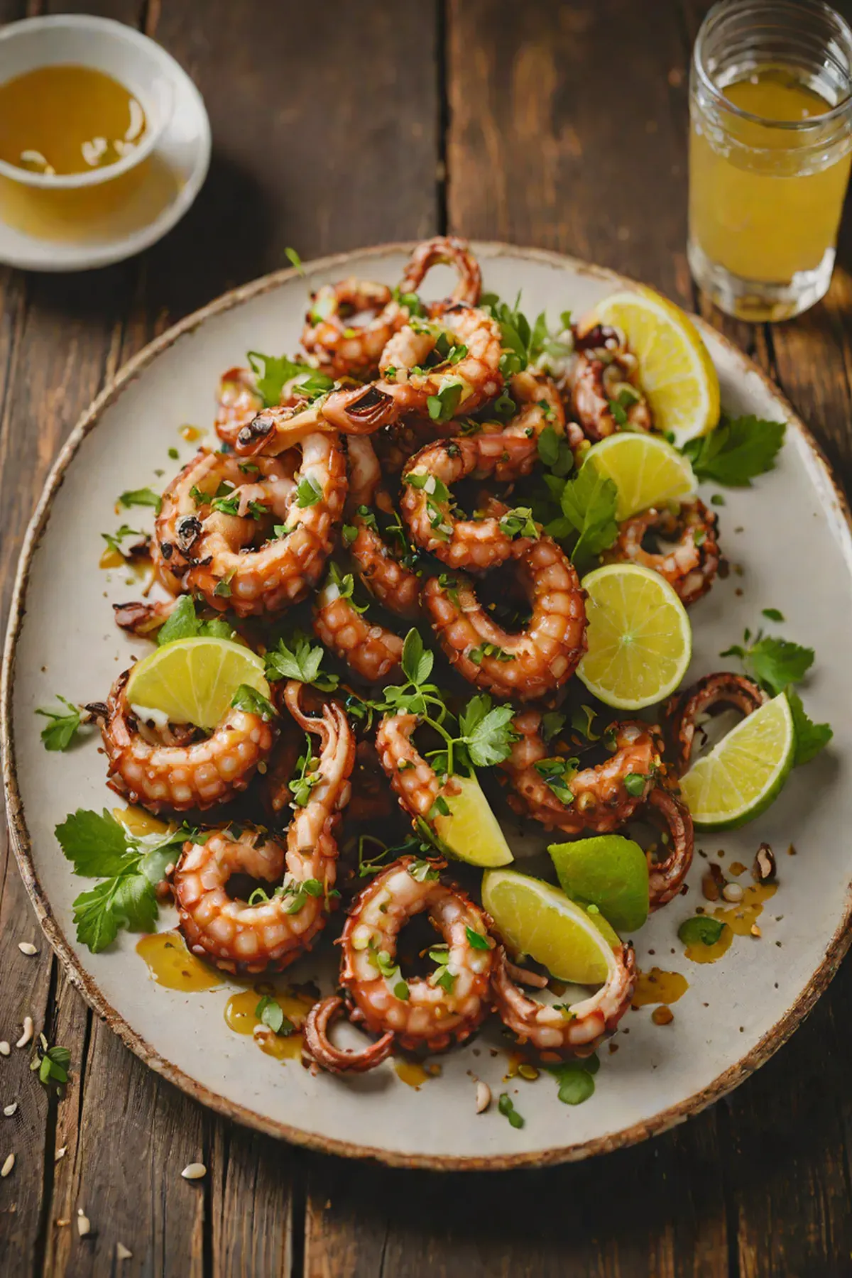 Grilled Octopus with Ginger