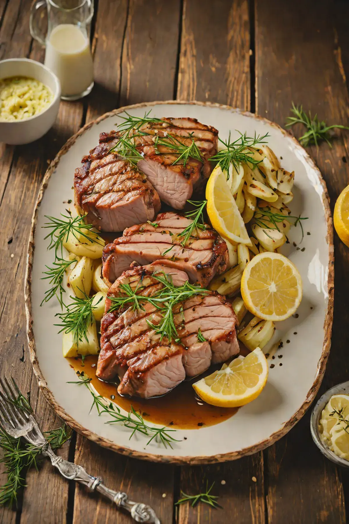 Grilled Pork with Fennel