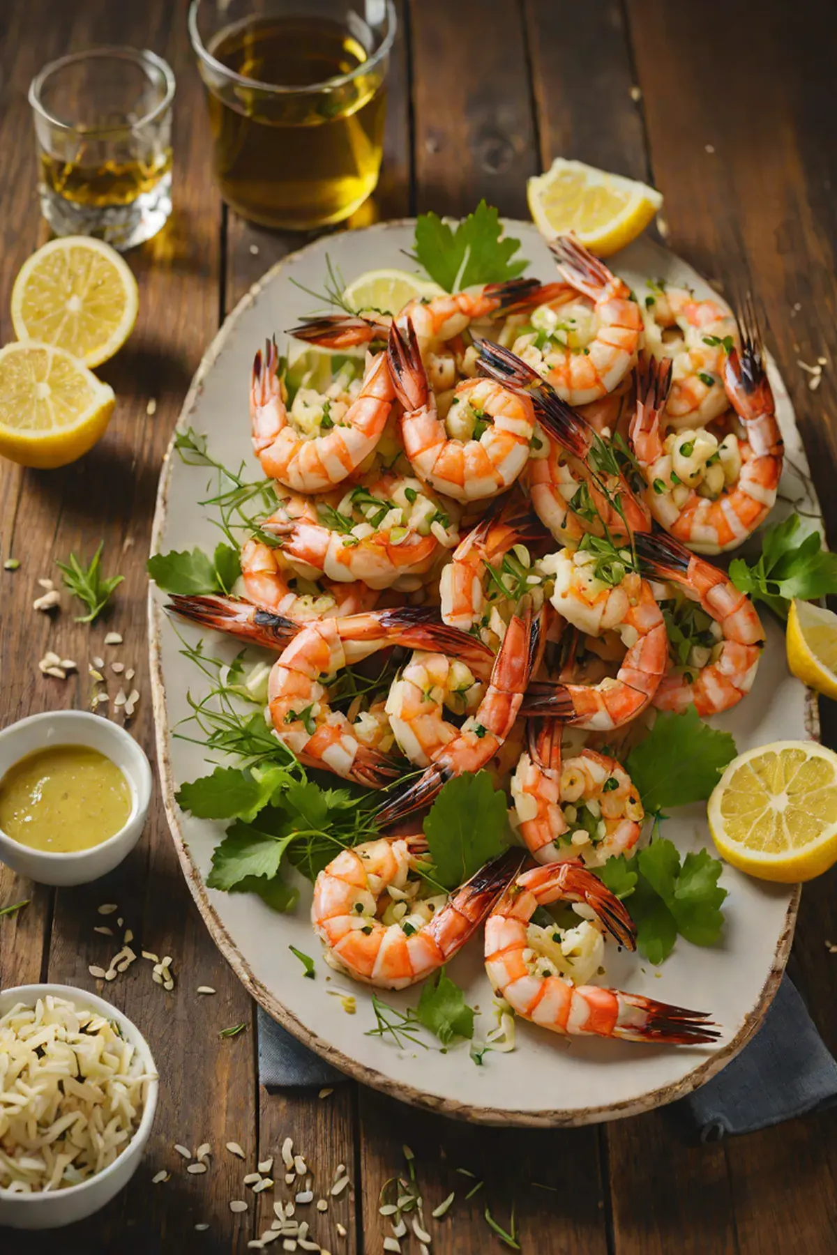 Grilled Prawns with Fennel