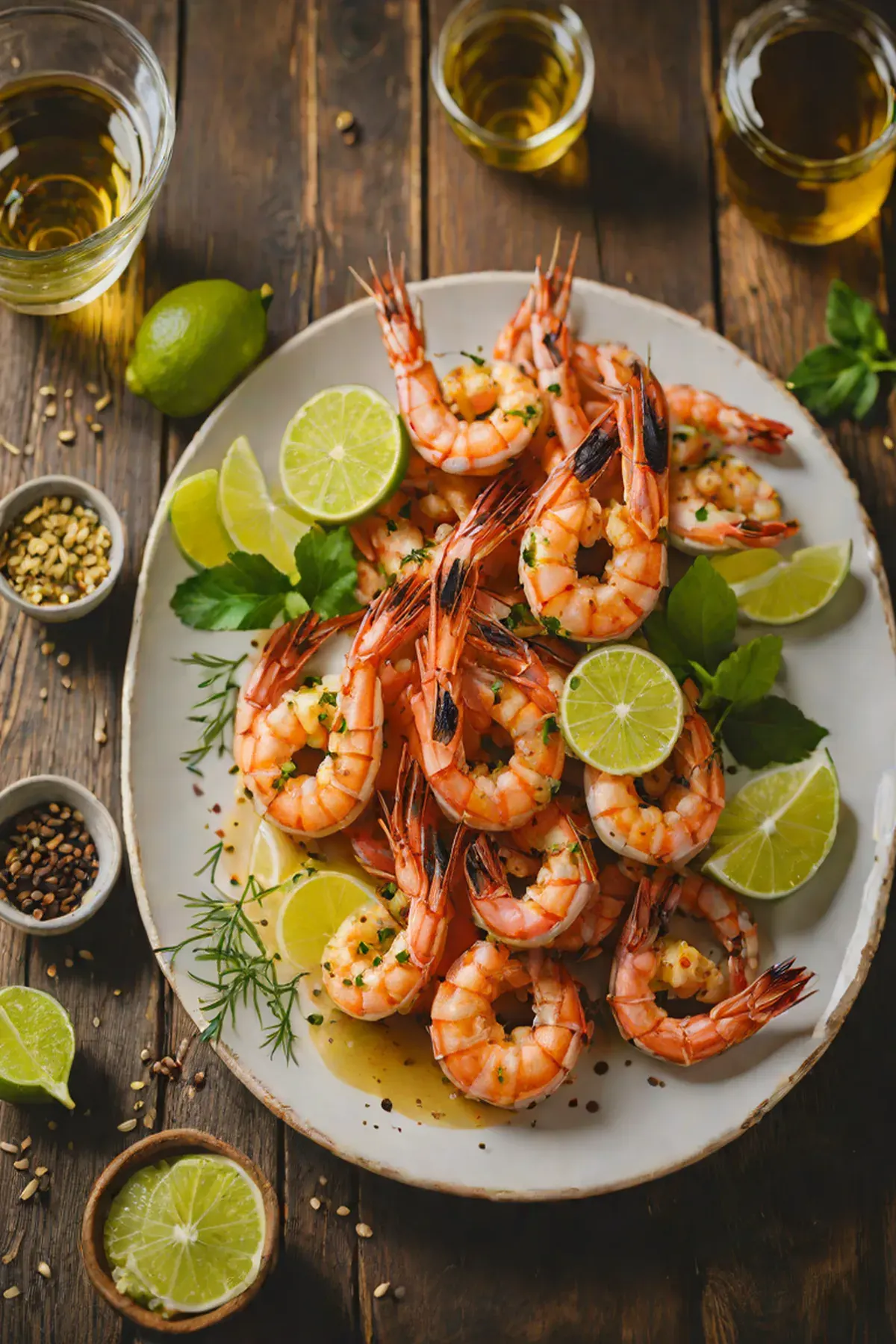 Grilled Prawns with Ginger