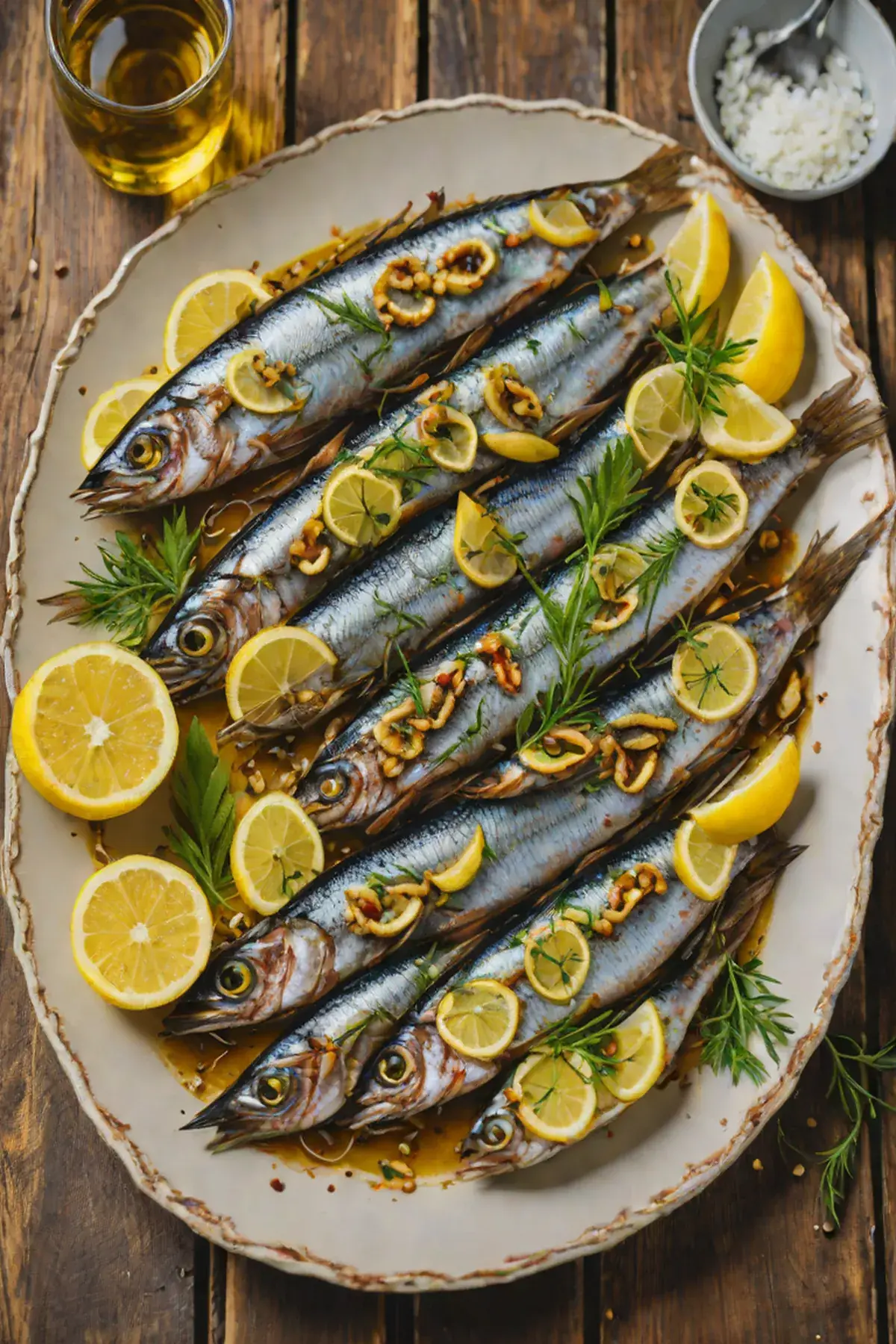 Grilled Sardines with Fennel