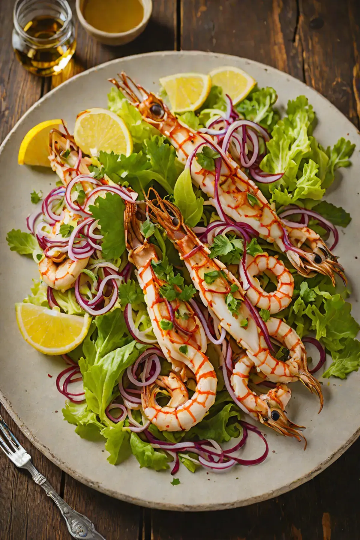 Grilled Squid with Cabbage