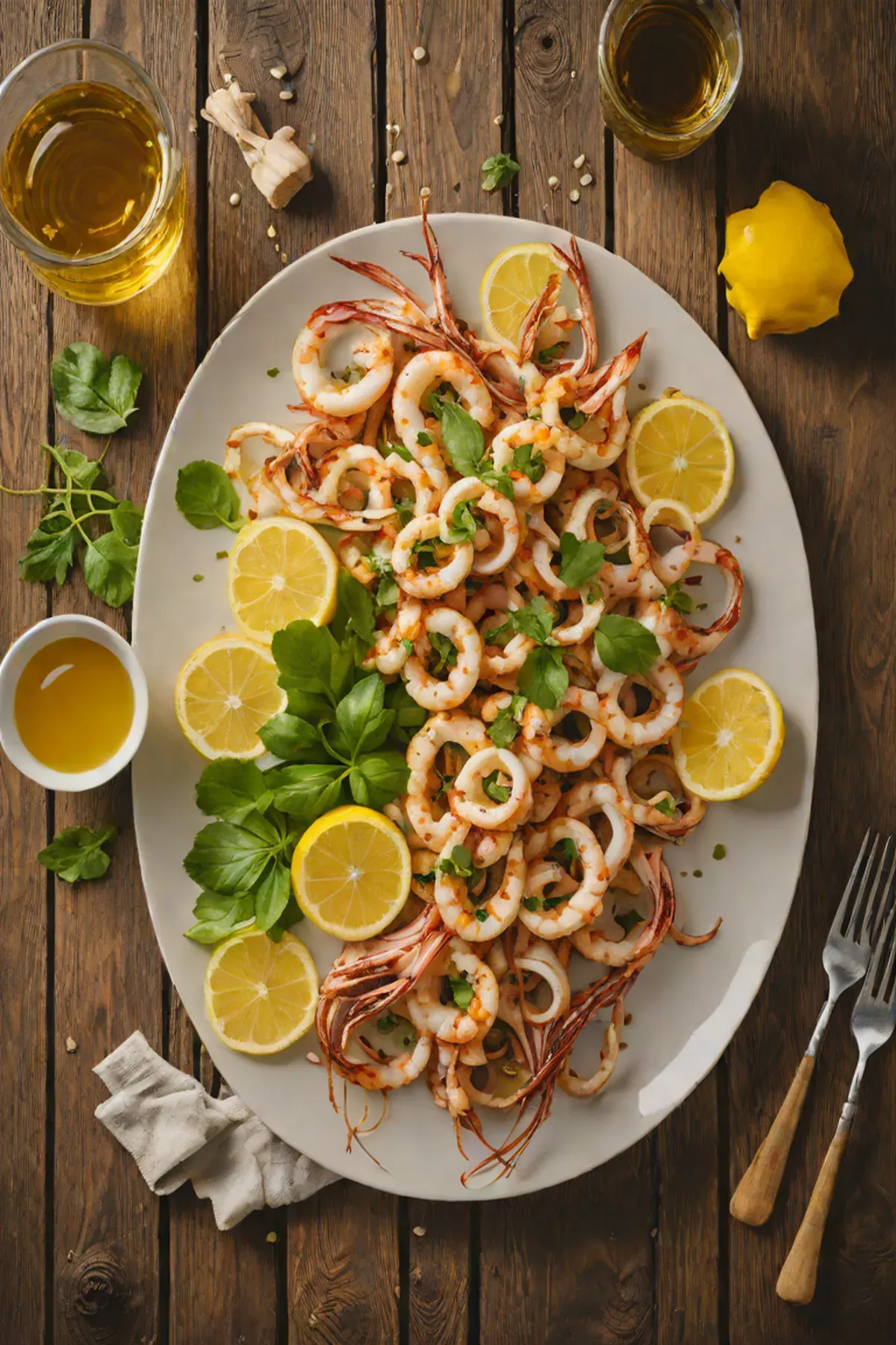 Grilled Squid with Ginger