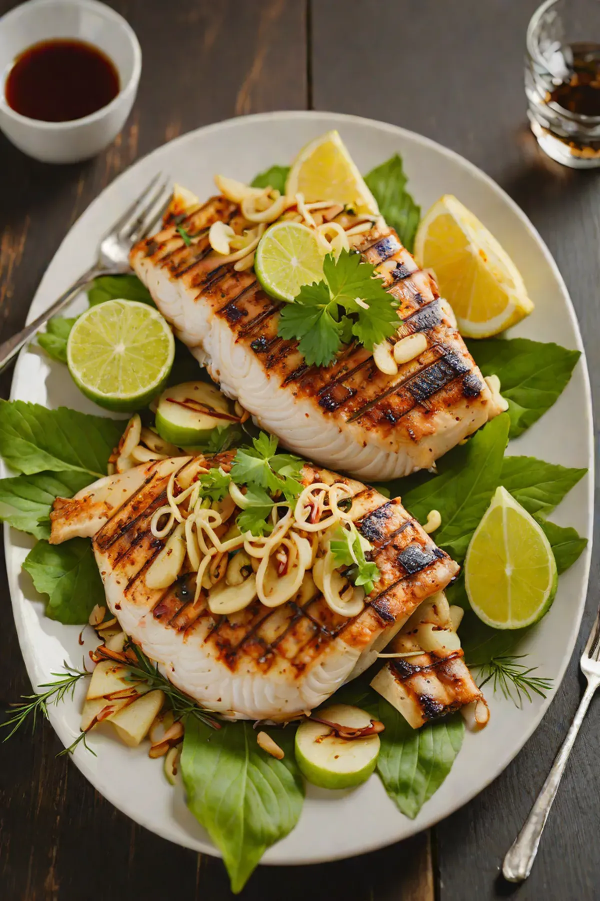 Grilled Tilapia with Bamboo Shoot