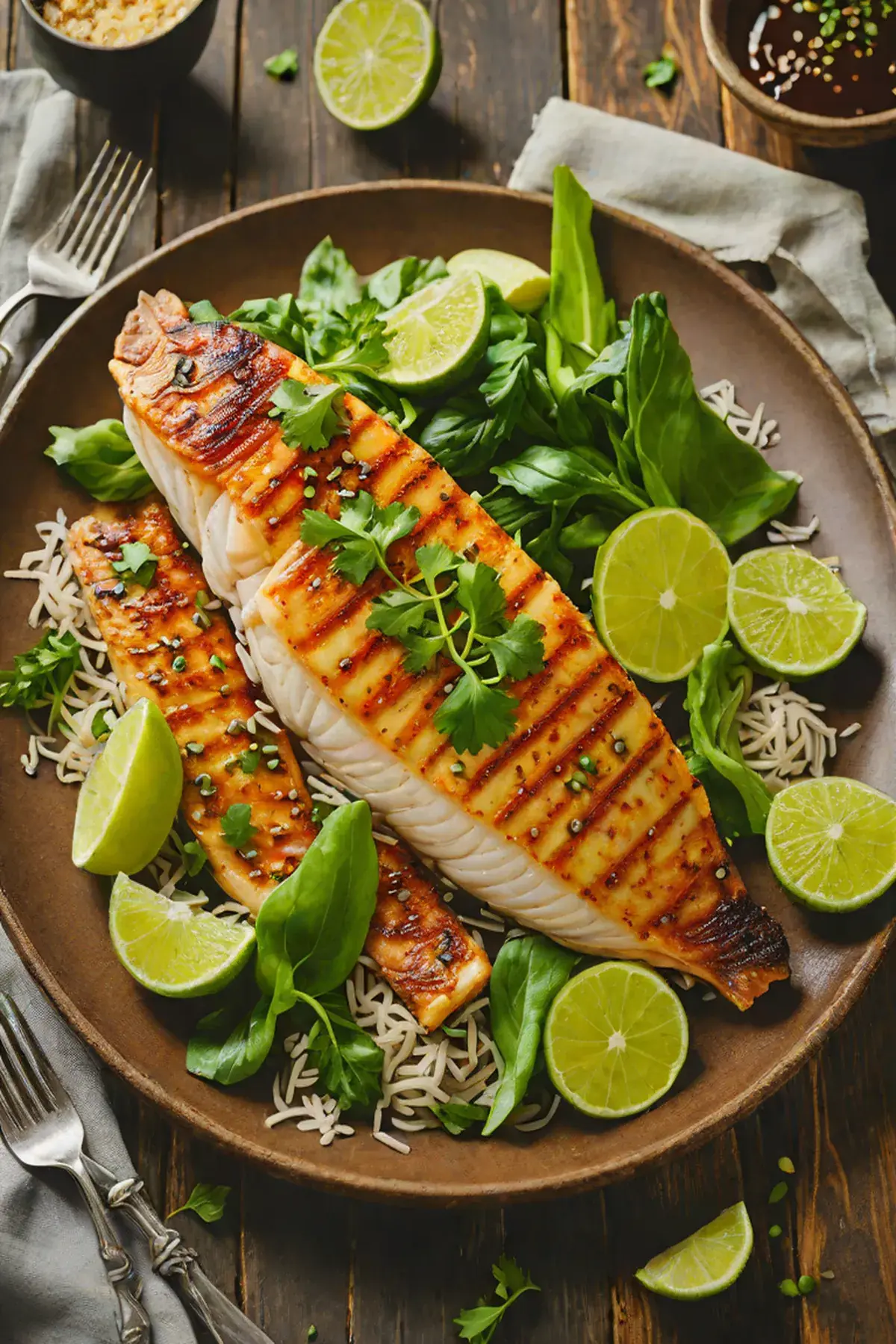 Grilled Tilapia with Pak Choi