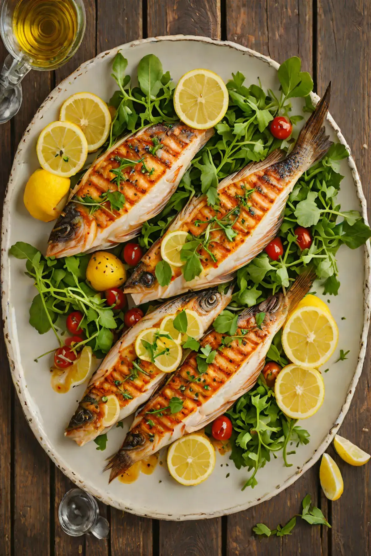Grilled Tilapia with Rocket