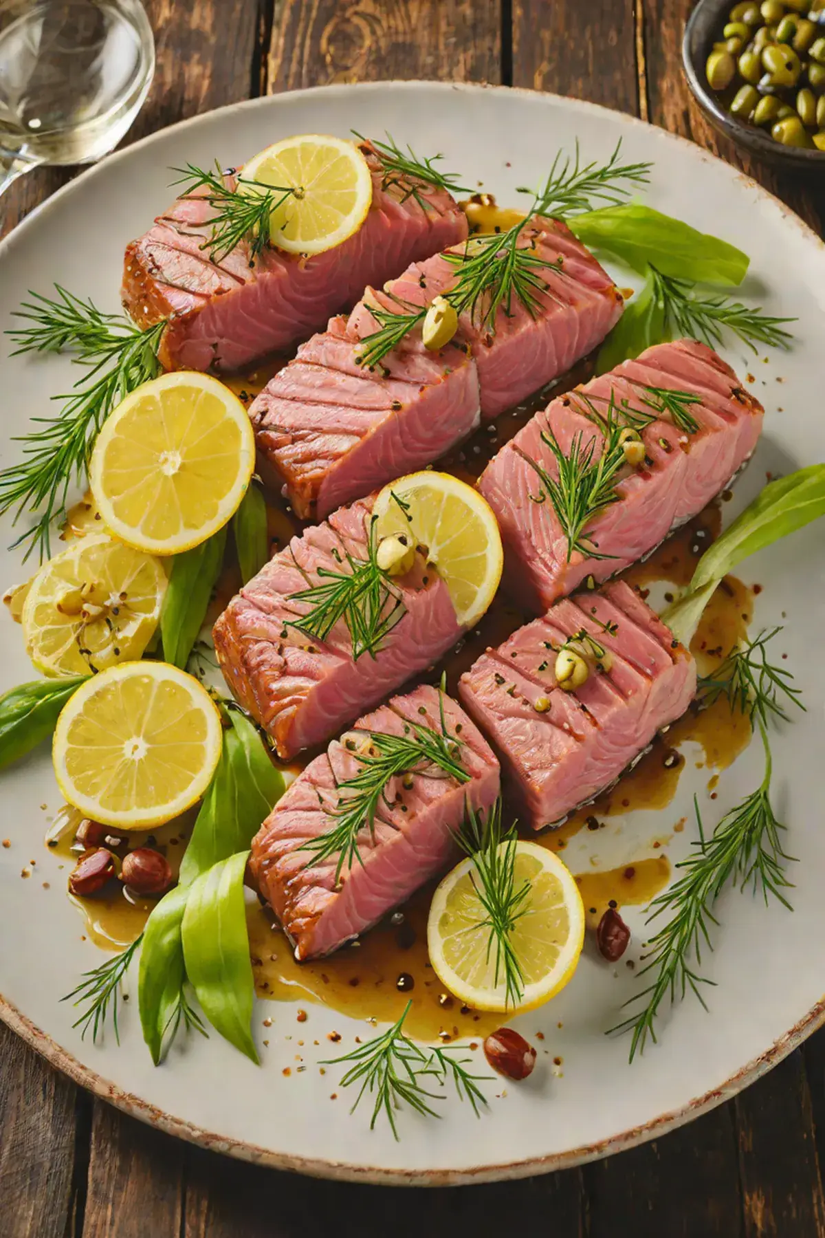 Grilled Tuna with Fennel
